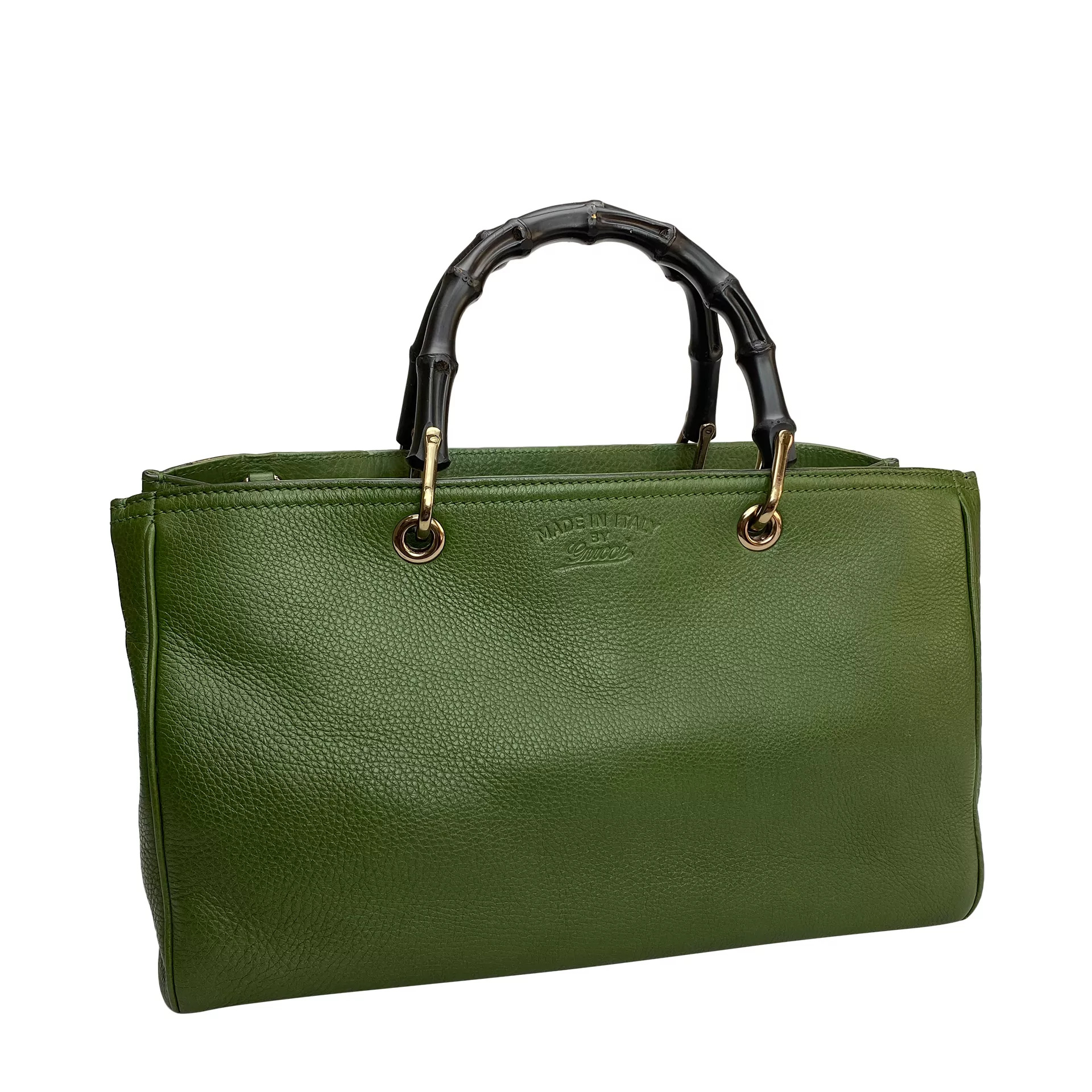 Bolsa Gucci Bamboo Shopper Verde