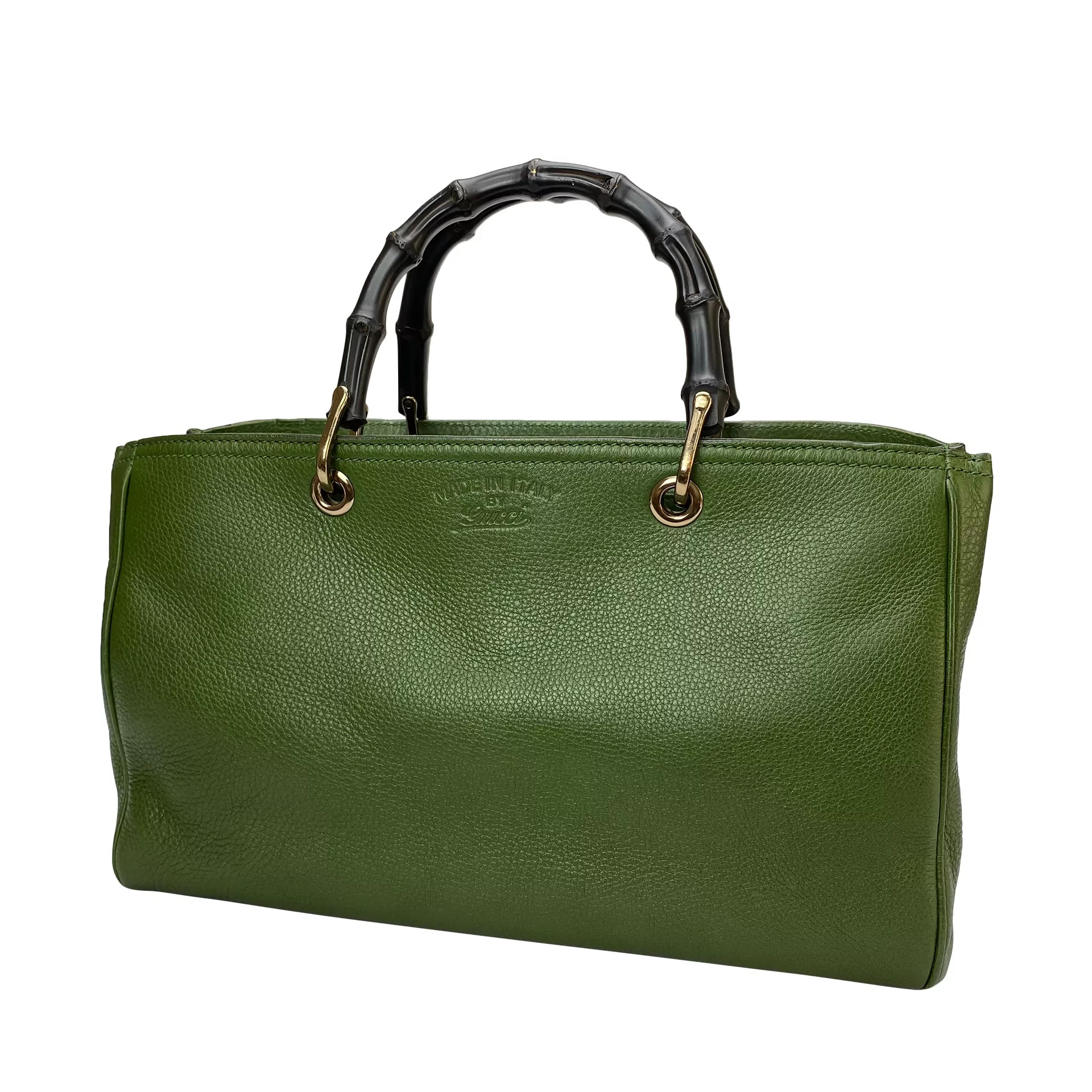 Bolsa Gucci Bamboo Shopper Verde
