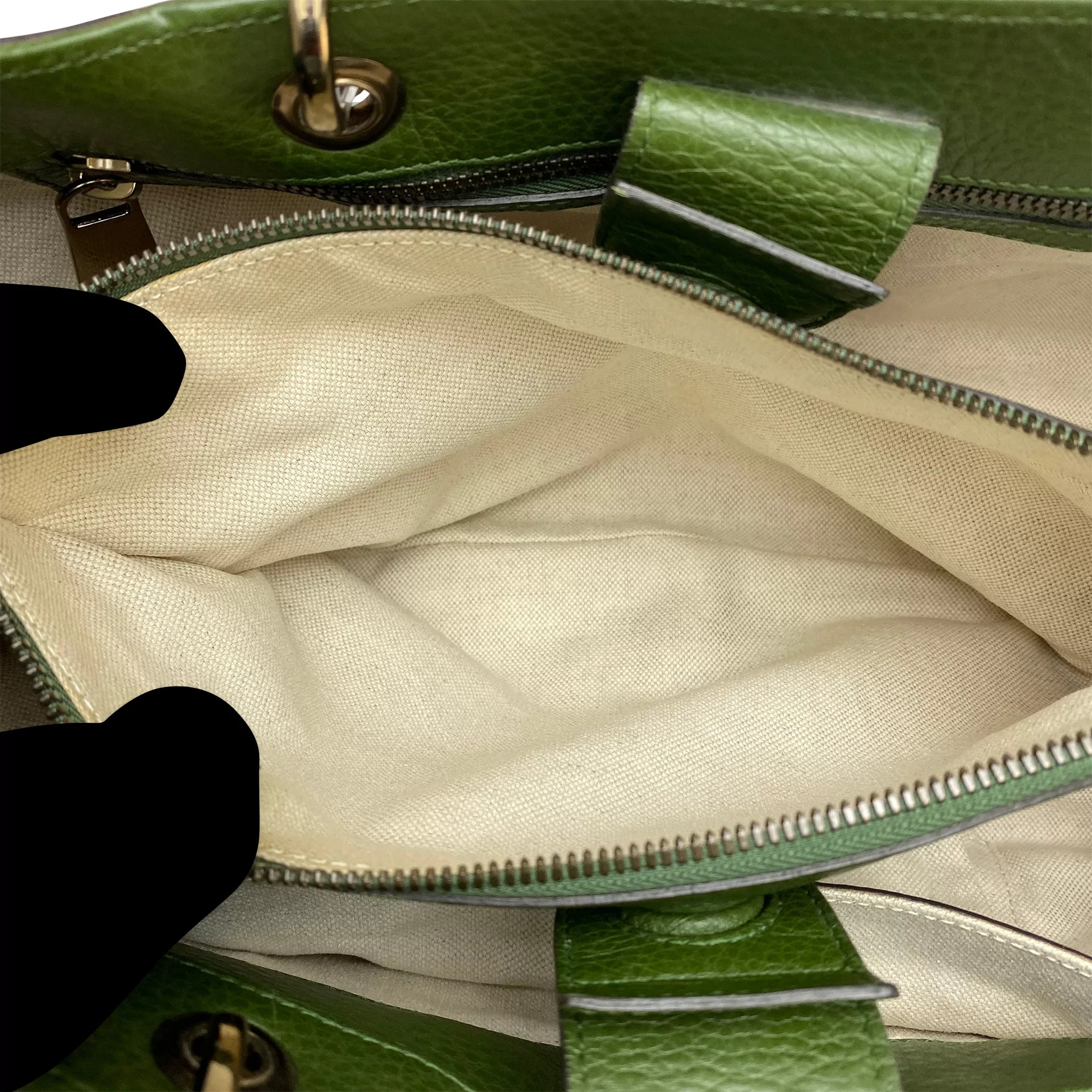 Bolsa Gucci Bamboo Shopper Verde