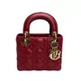 Bolsa Christian Dior Mini Lady Dior Vermelha