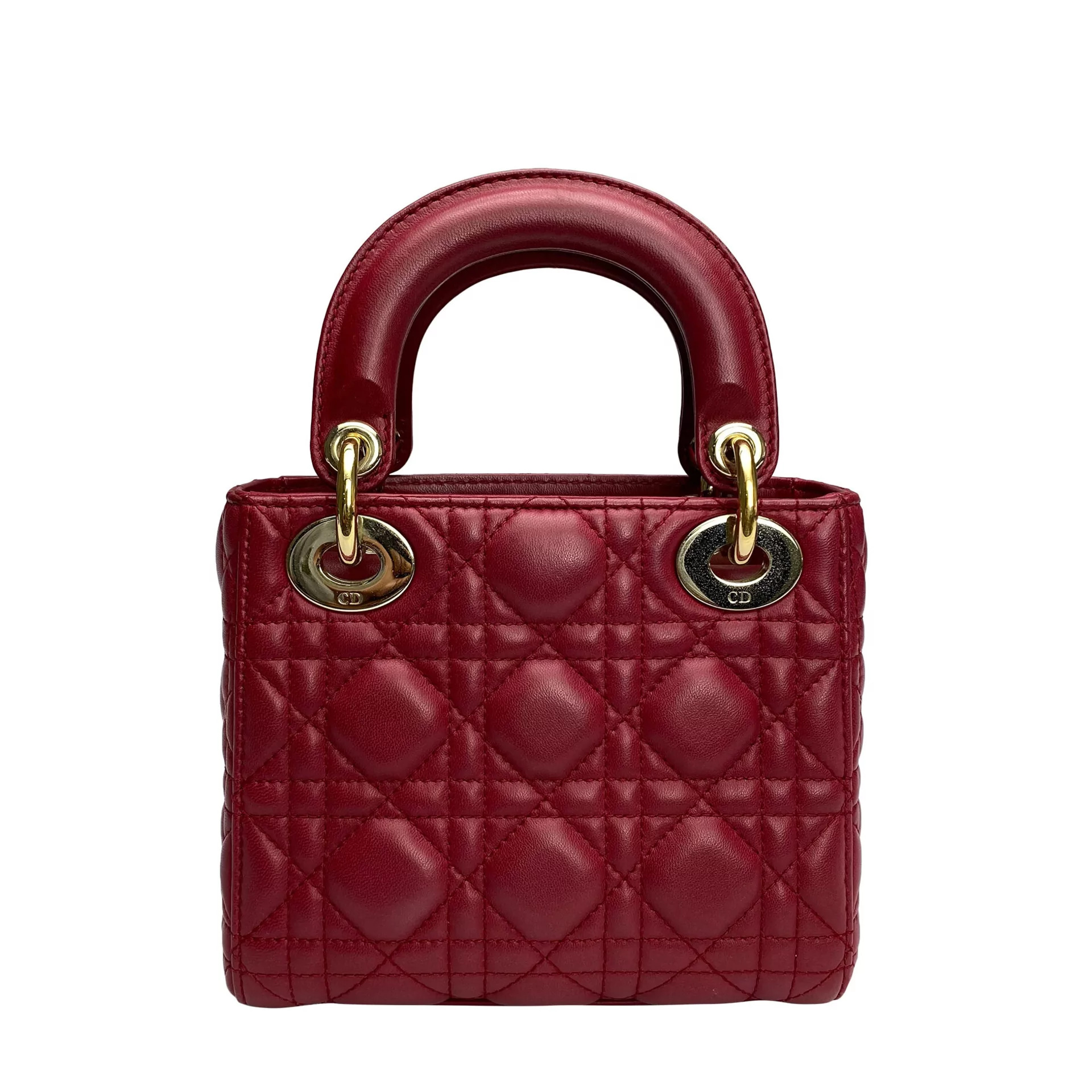 Bolsa Christian Dior Mini Lady Dior Vermelha