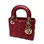 Bolsa Christian Dior Mini Lady Dior Vermelha