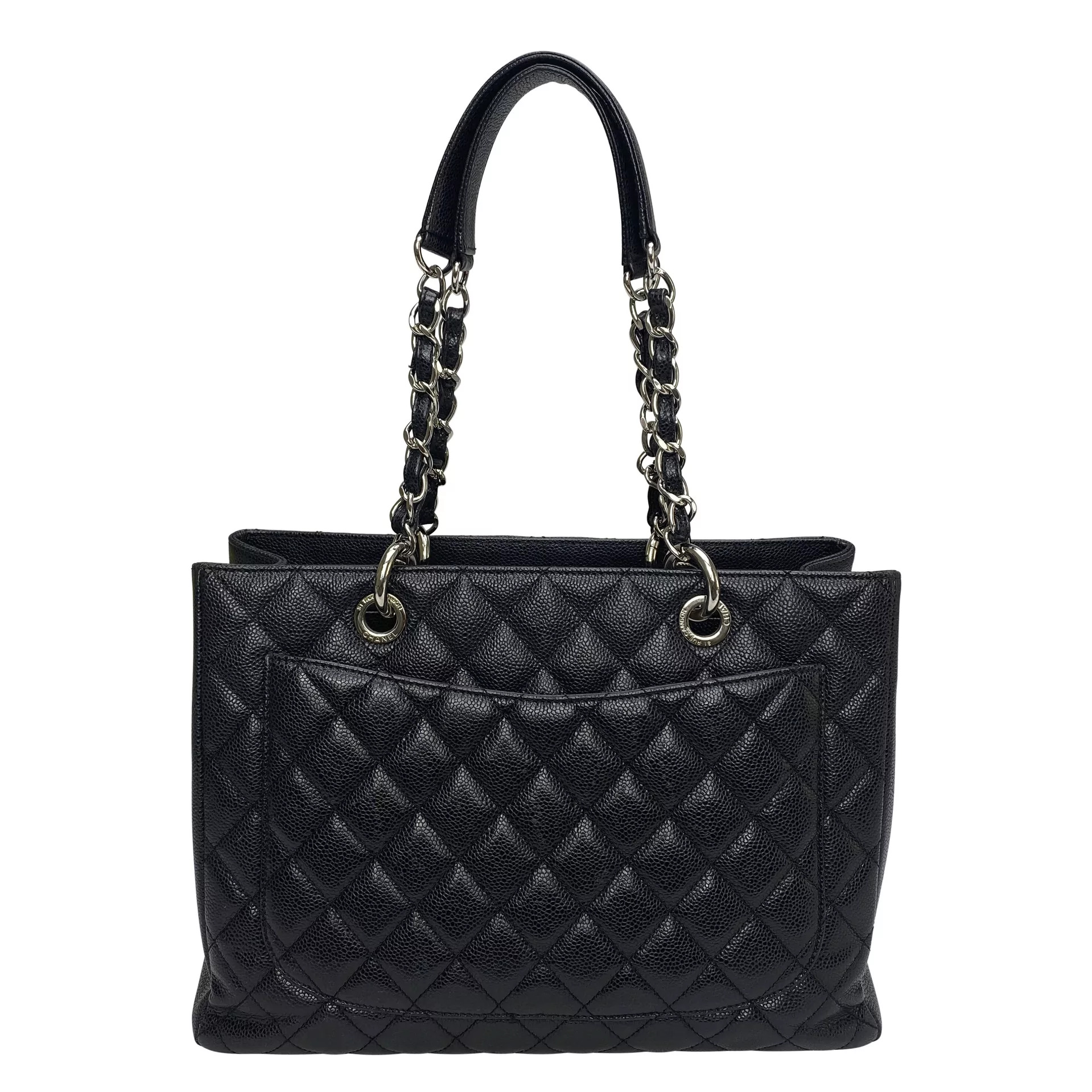Bolsa Chanel Couro Preto