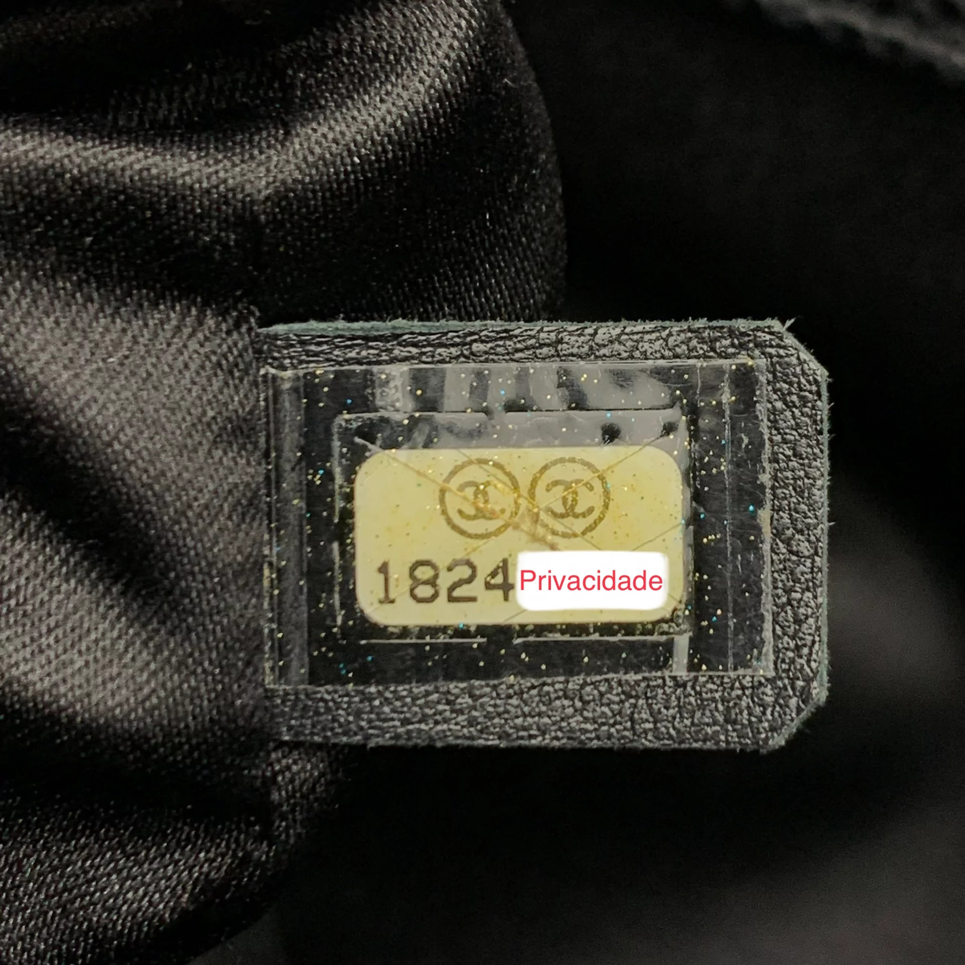 Bolsa Chanel Couro Preto