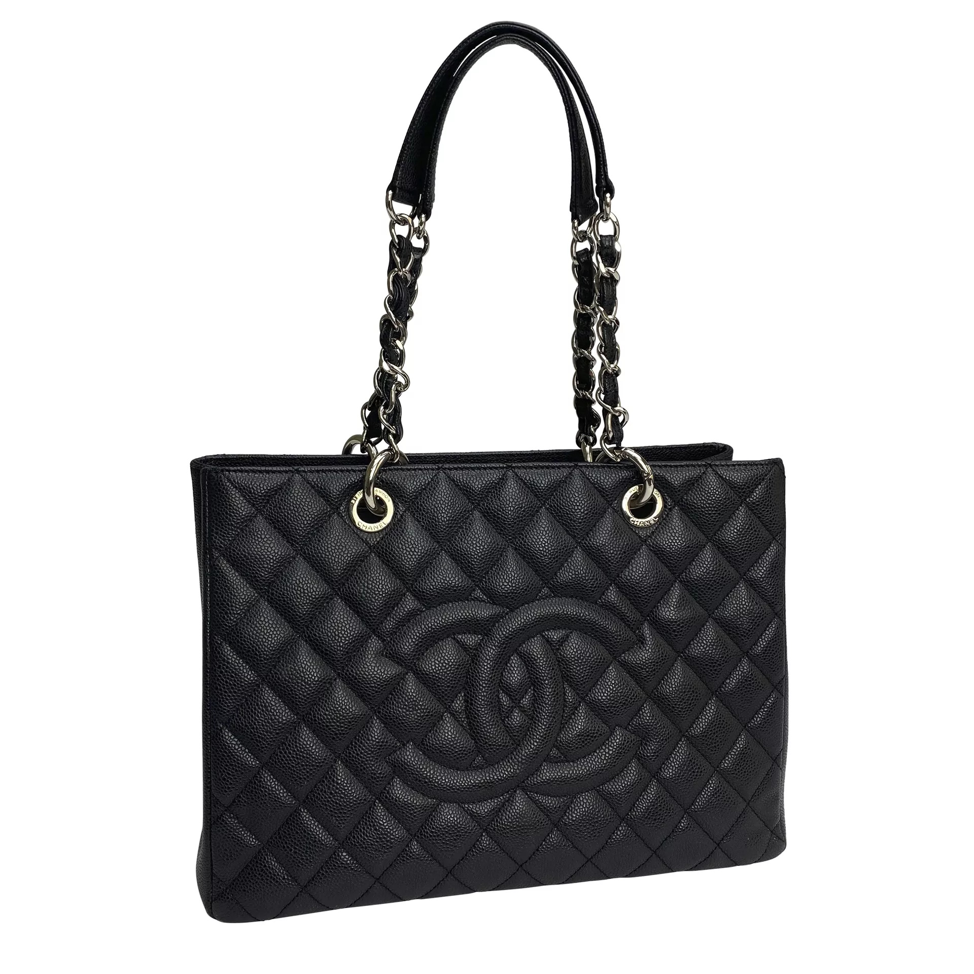 Bolsa Chanel Couro Preto