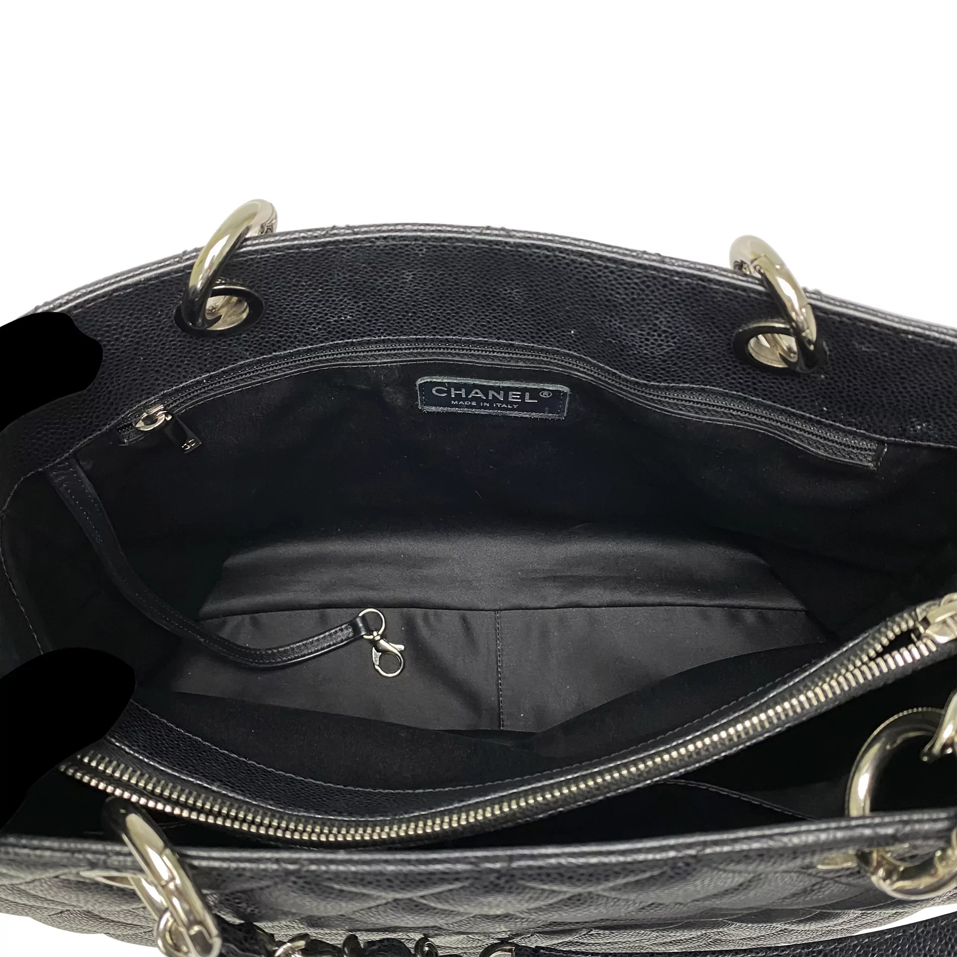 Bolsa Chanel Couro Preto