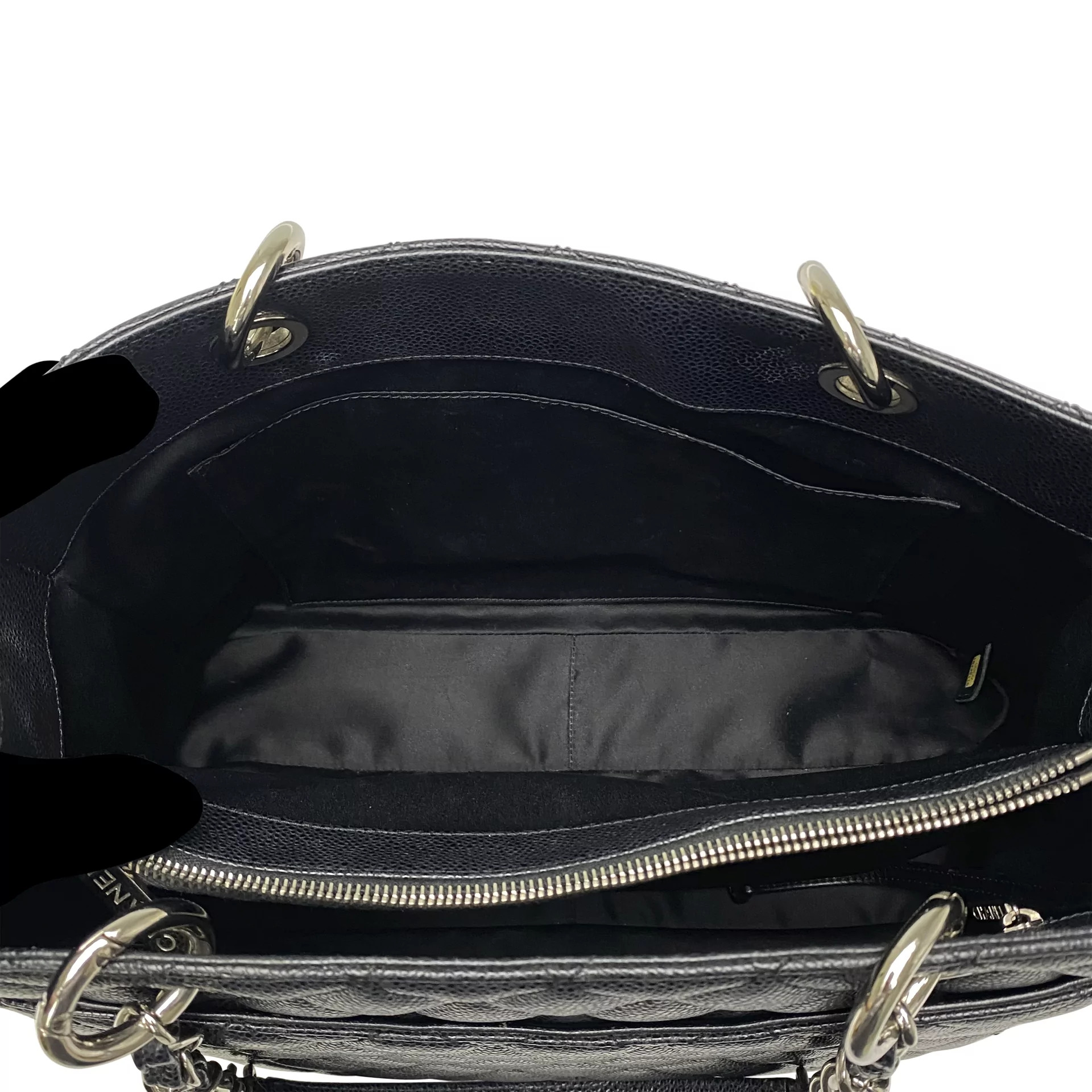 Bolsa Chanel Couro Preto