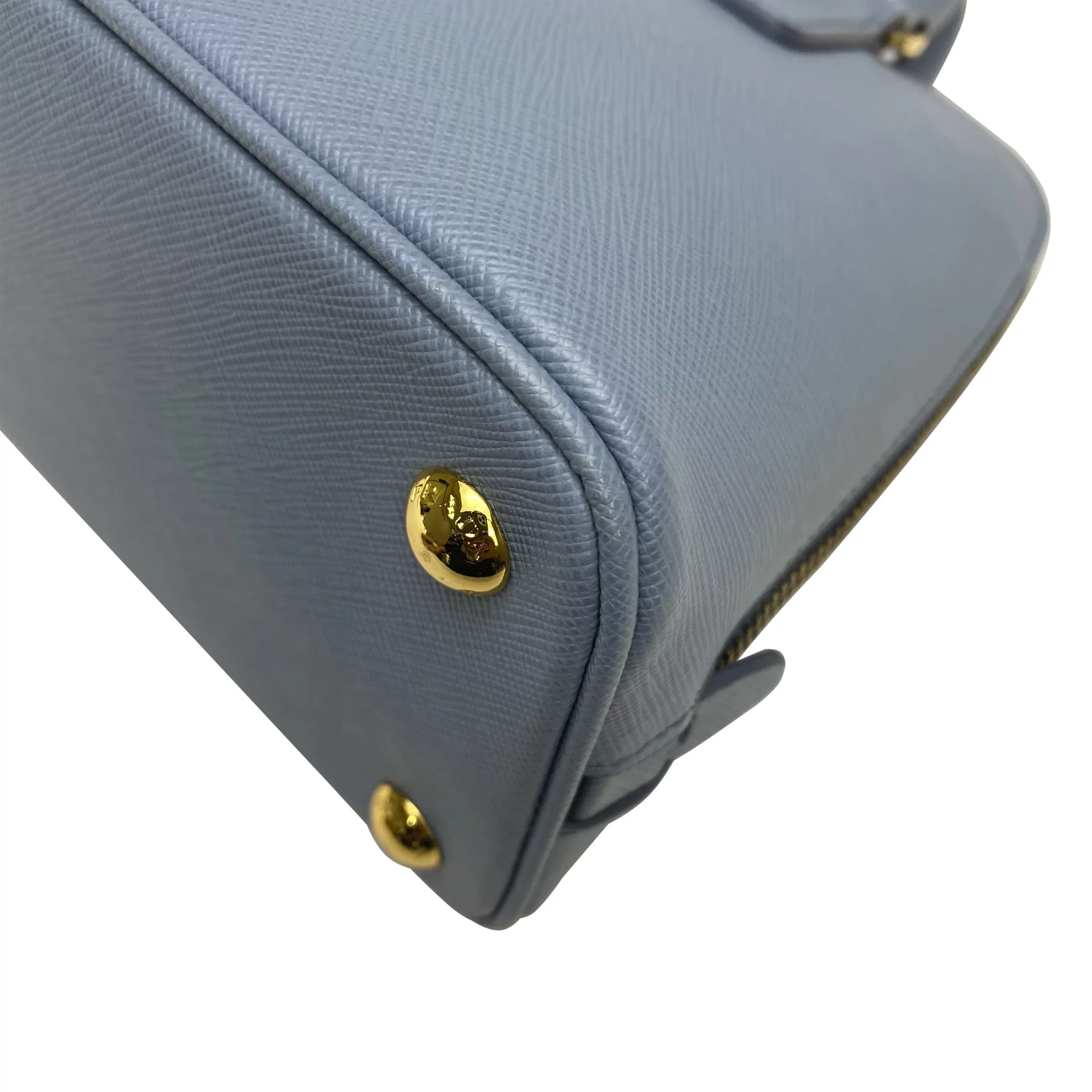 Bolsa Prada Saffiano Lux Couro Azul