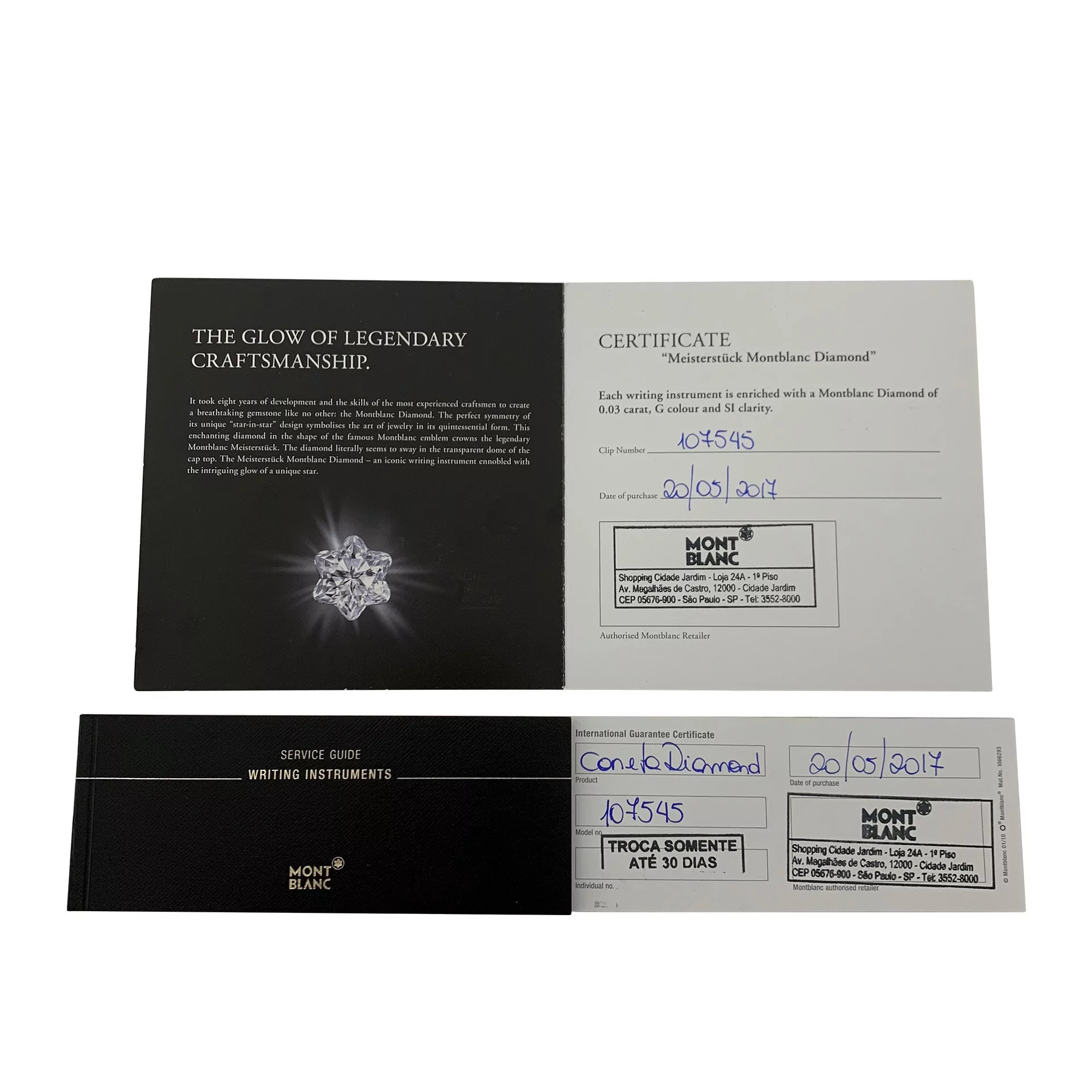 Caneta Montblanc Meisterstuck Diamond