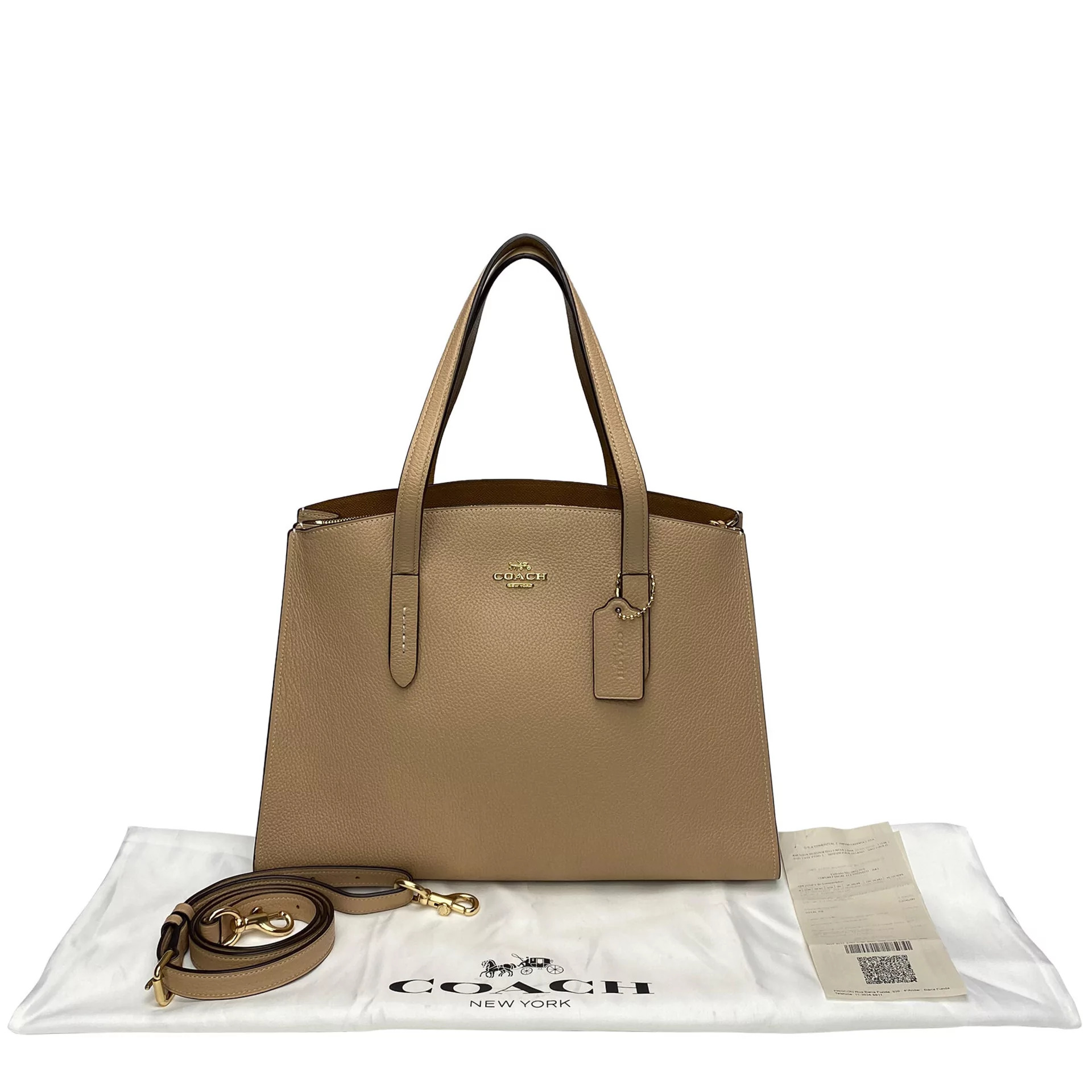 Bolsa Coach Charlie Carryall Nude