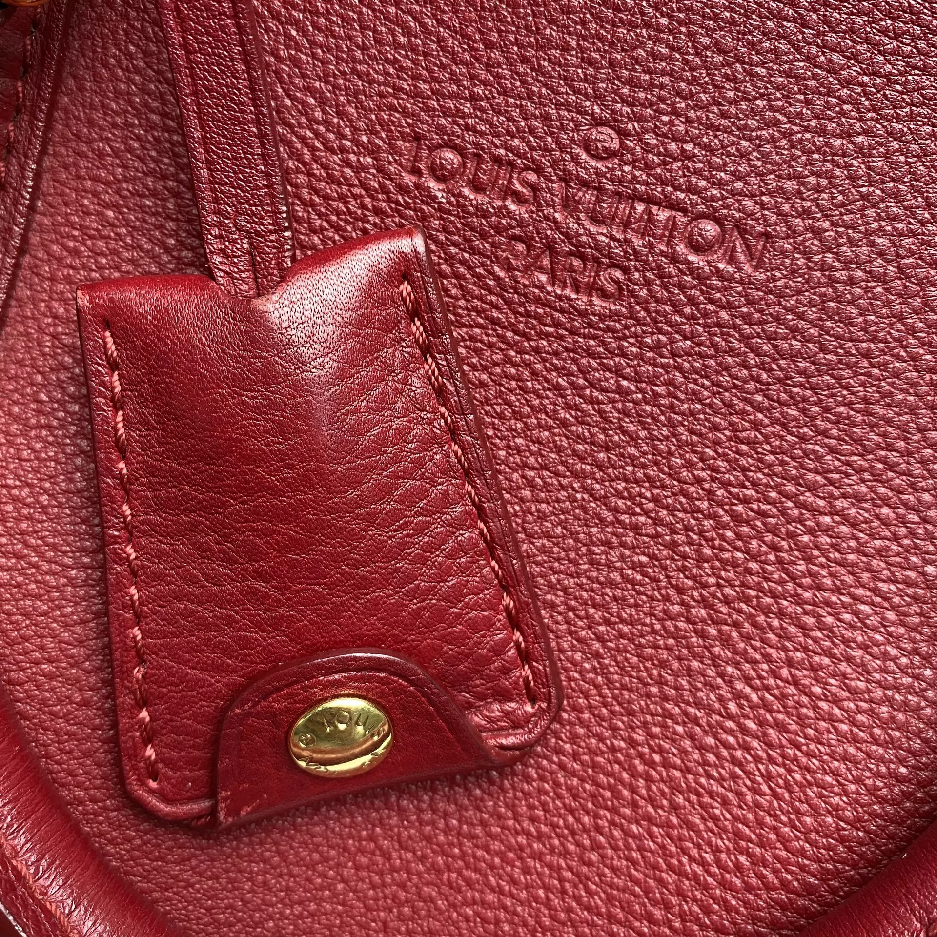 Bolsa Louis Vuitton Sofia Coppola Couro Vermelho