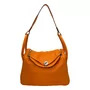 Bolsa Hermès Lindy 30 Laranja