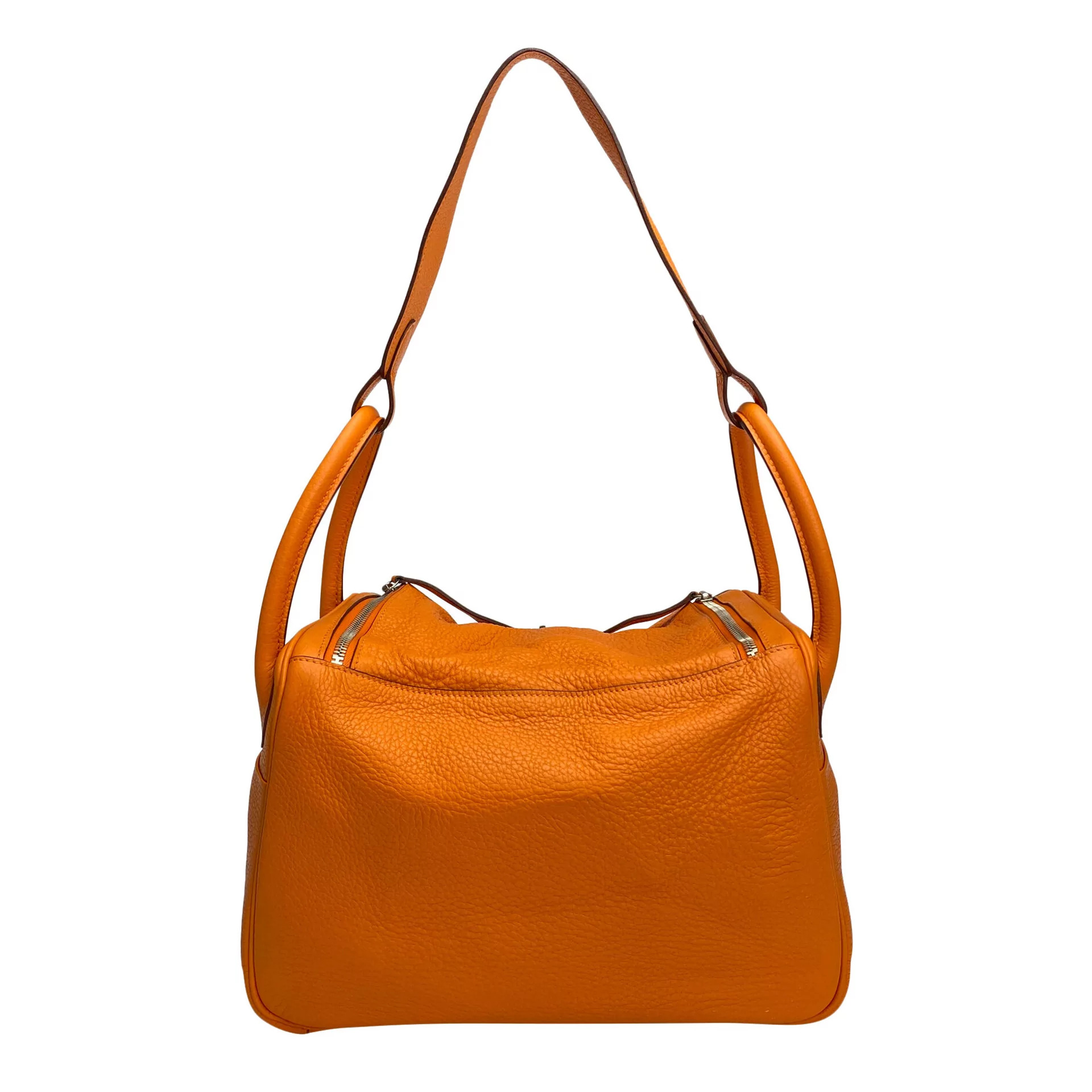 Bolsa Hermès Lindy 30 Laranja