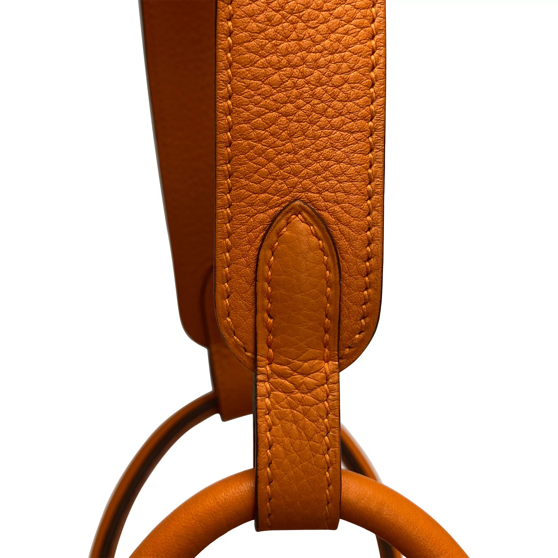 Bolsa Hermès Lindy 30 Laranja