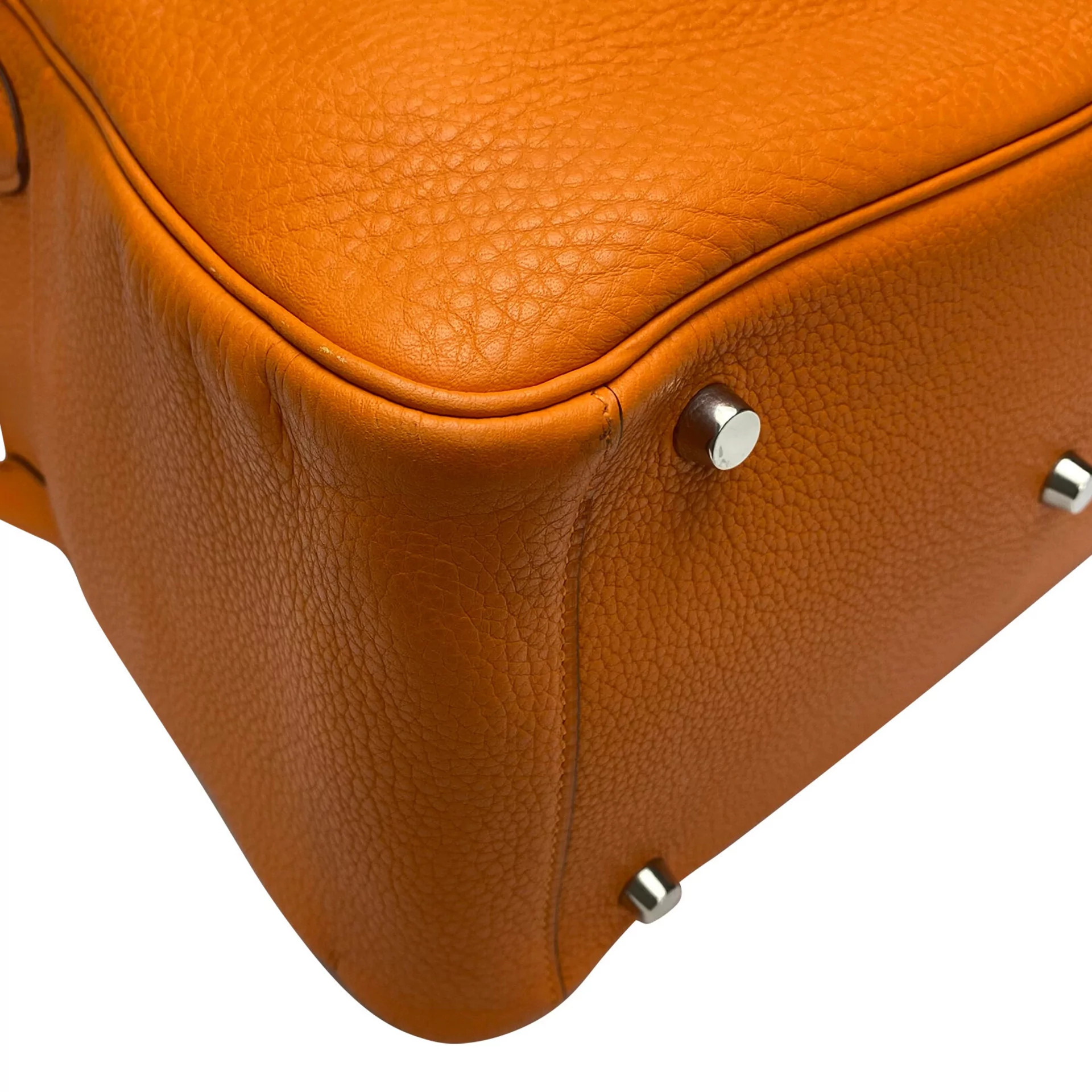 Bolsa Hermès Lindy 30 Laranja