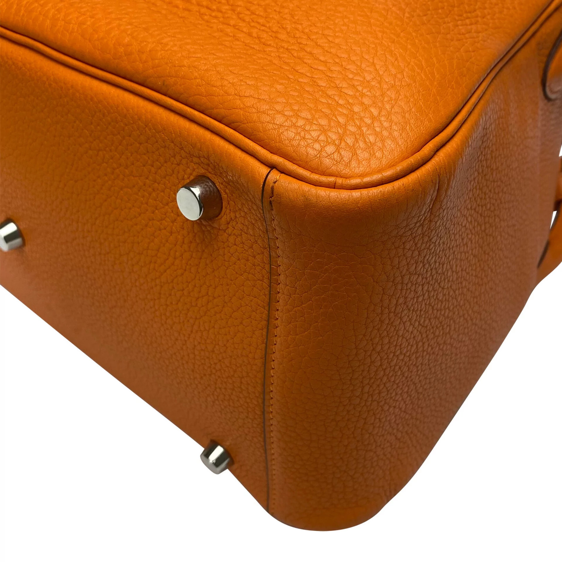 Bolsa Hermès Lindy 30 Laranja