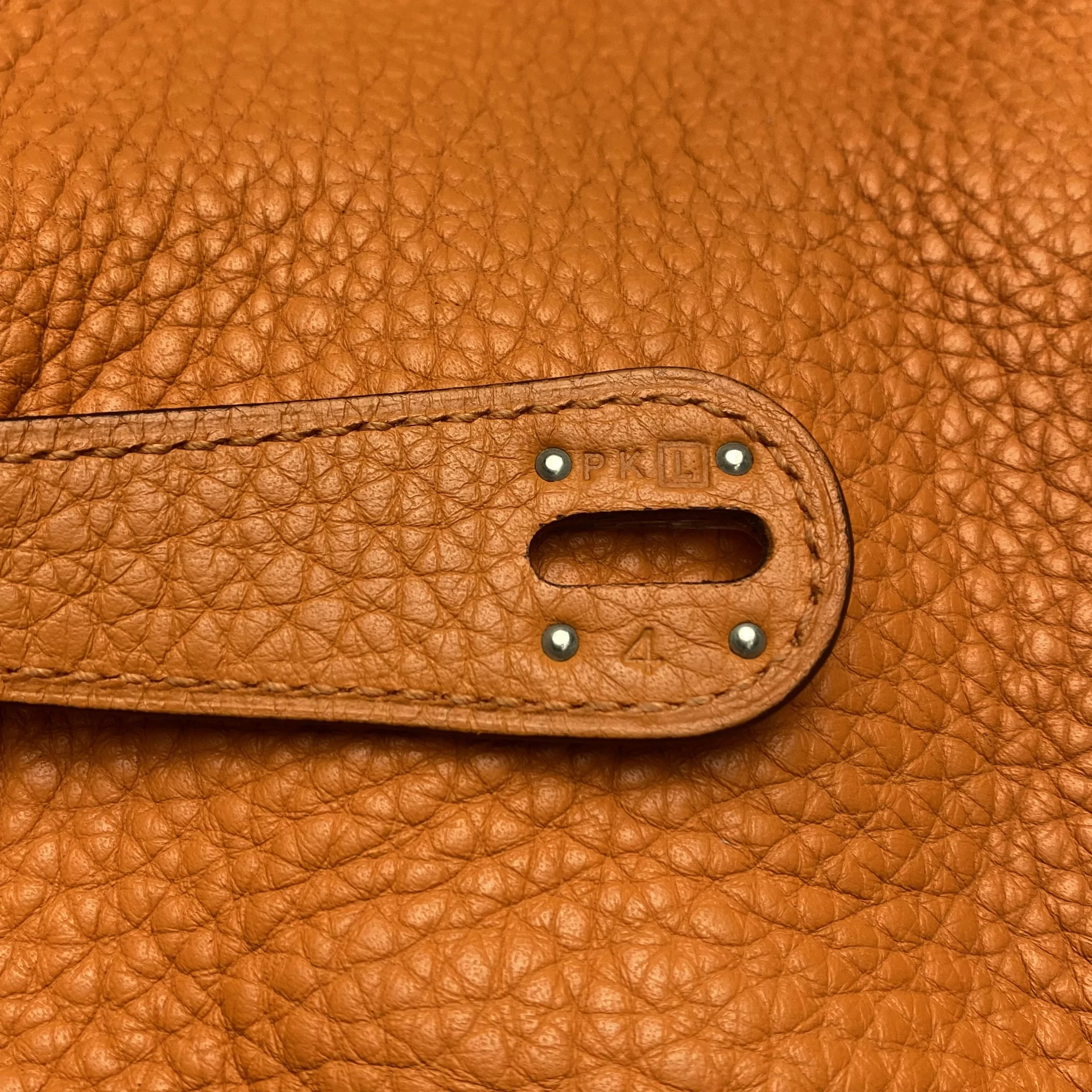 Bolsa Hermès Lindy 30 Laranja