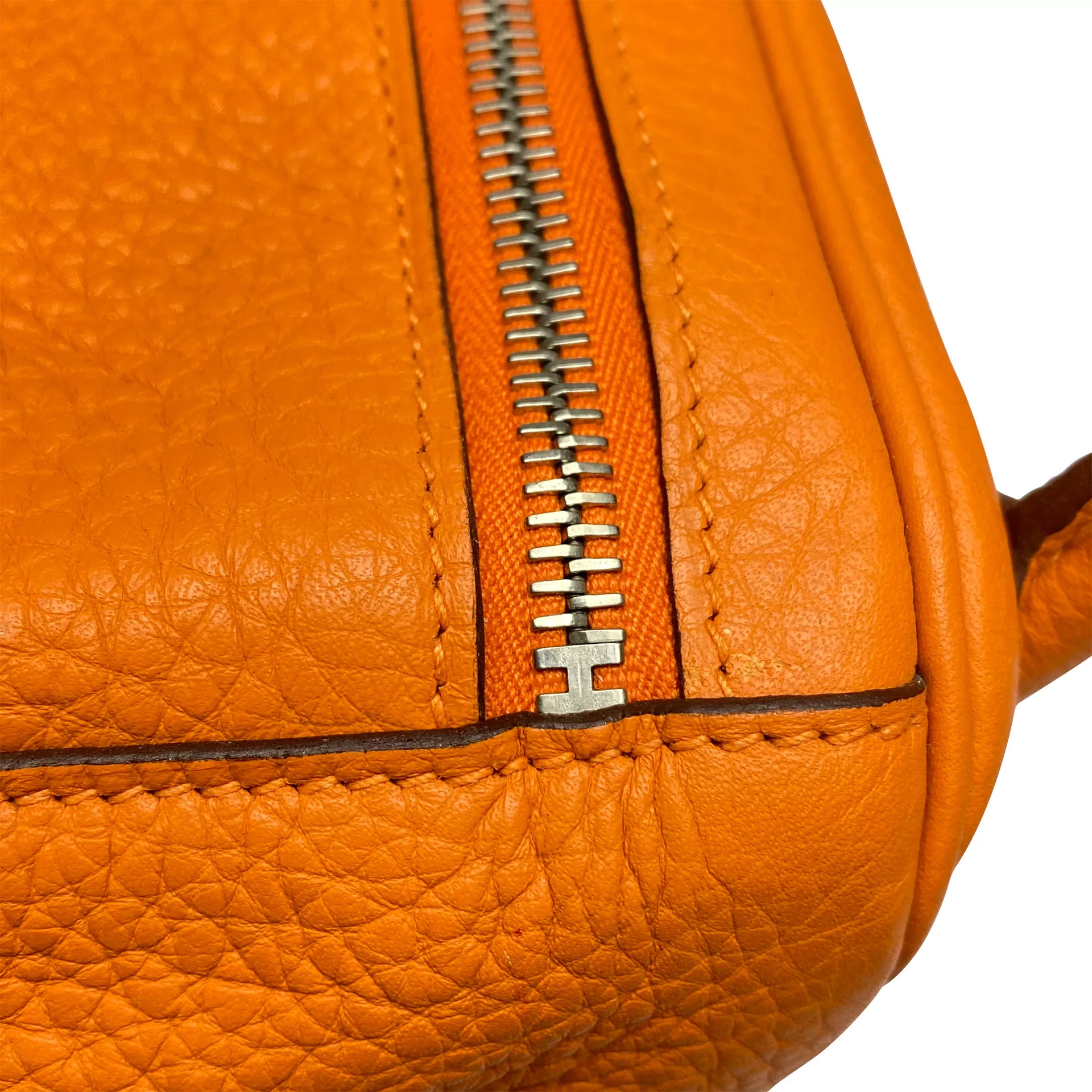 Bolsa Hermès Lindy 30 Laranja