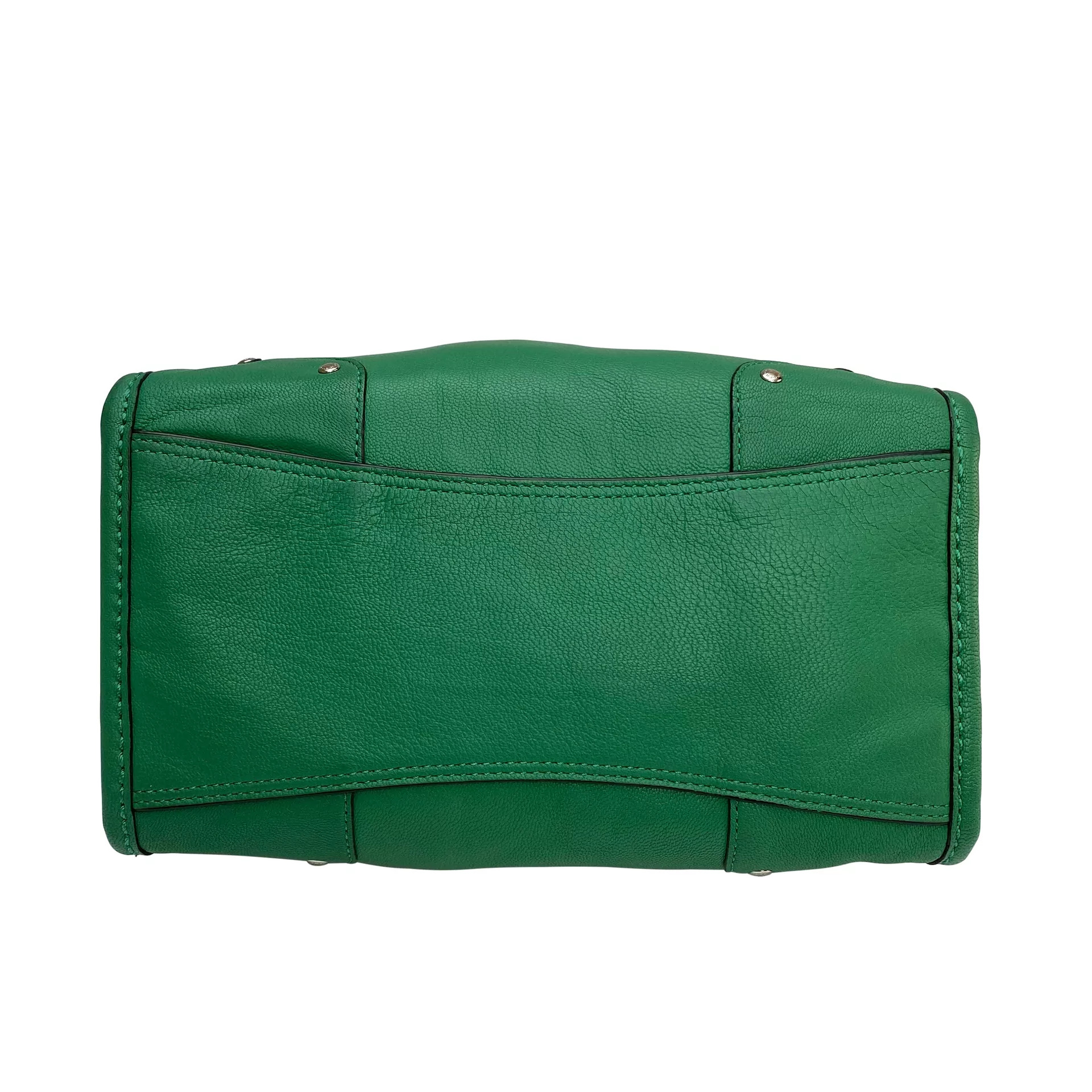 Bolsa Coach Mini Couro Verde
