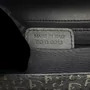 Bolsa Christian Dior Baguete Preta Monograma