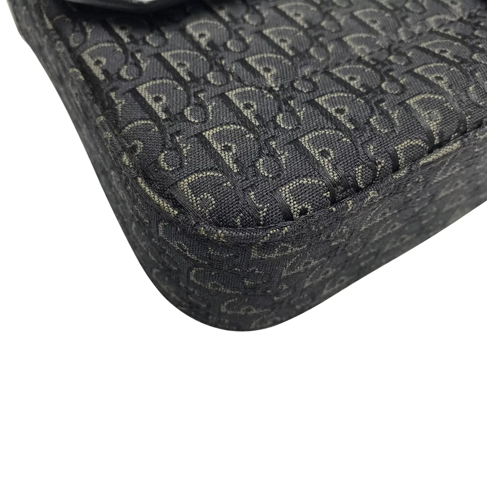 Bolsa Christian Dior Baguete Preta Monograma