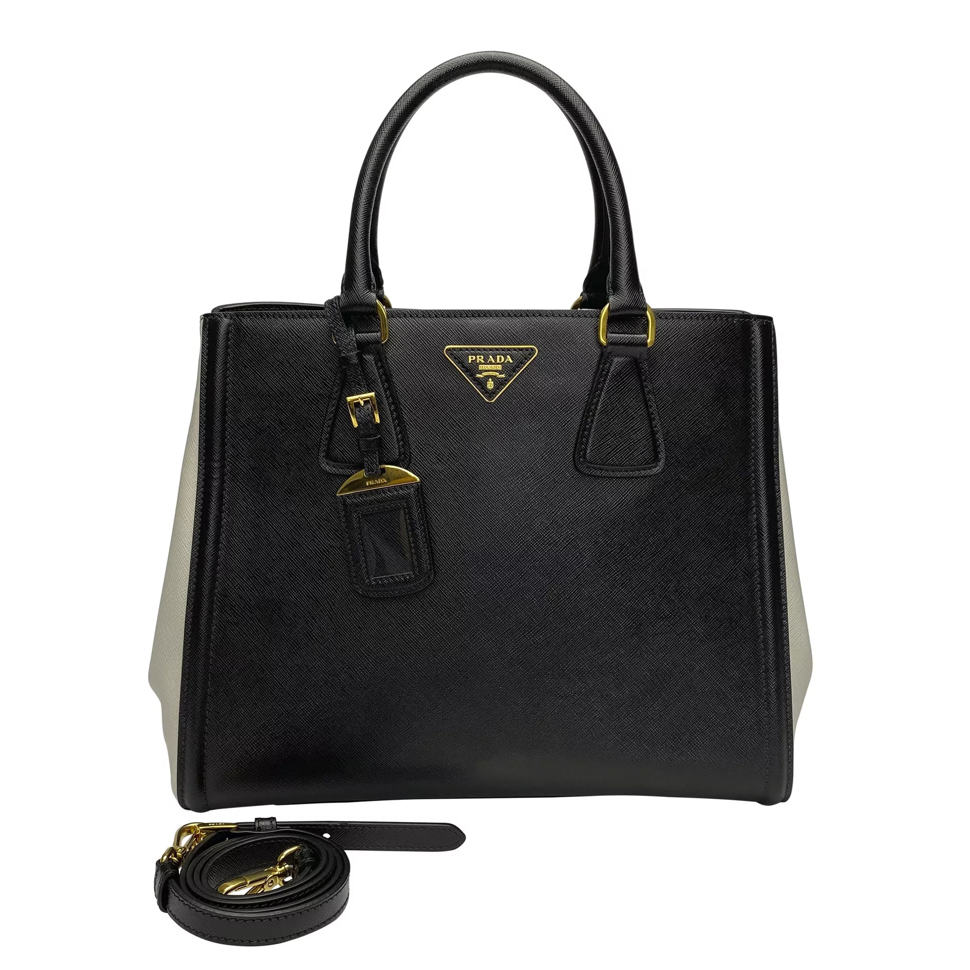 Bolsa Prada Galleria Bicolor