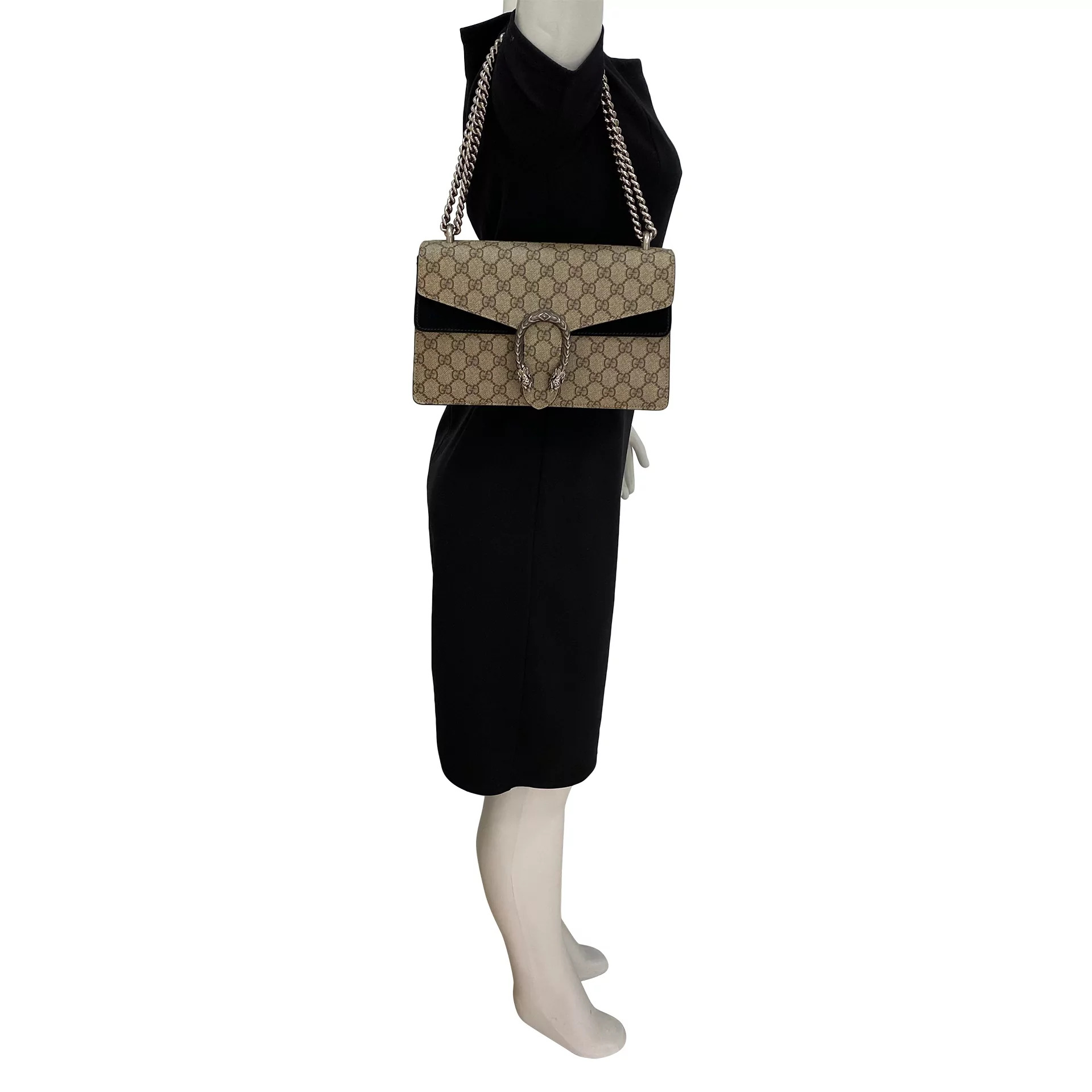 Bolsa Gucci Dionysus GG Supreme Pequena
