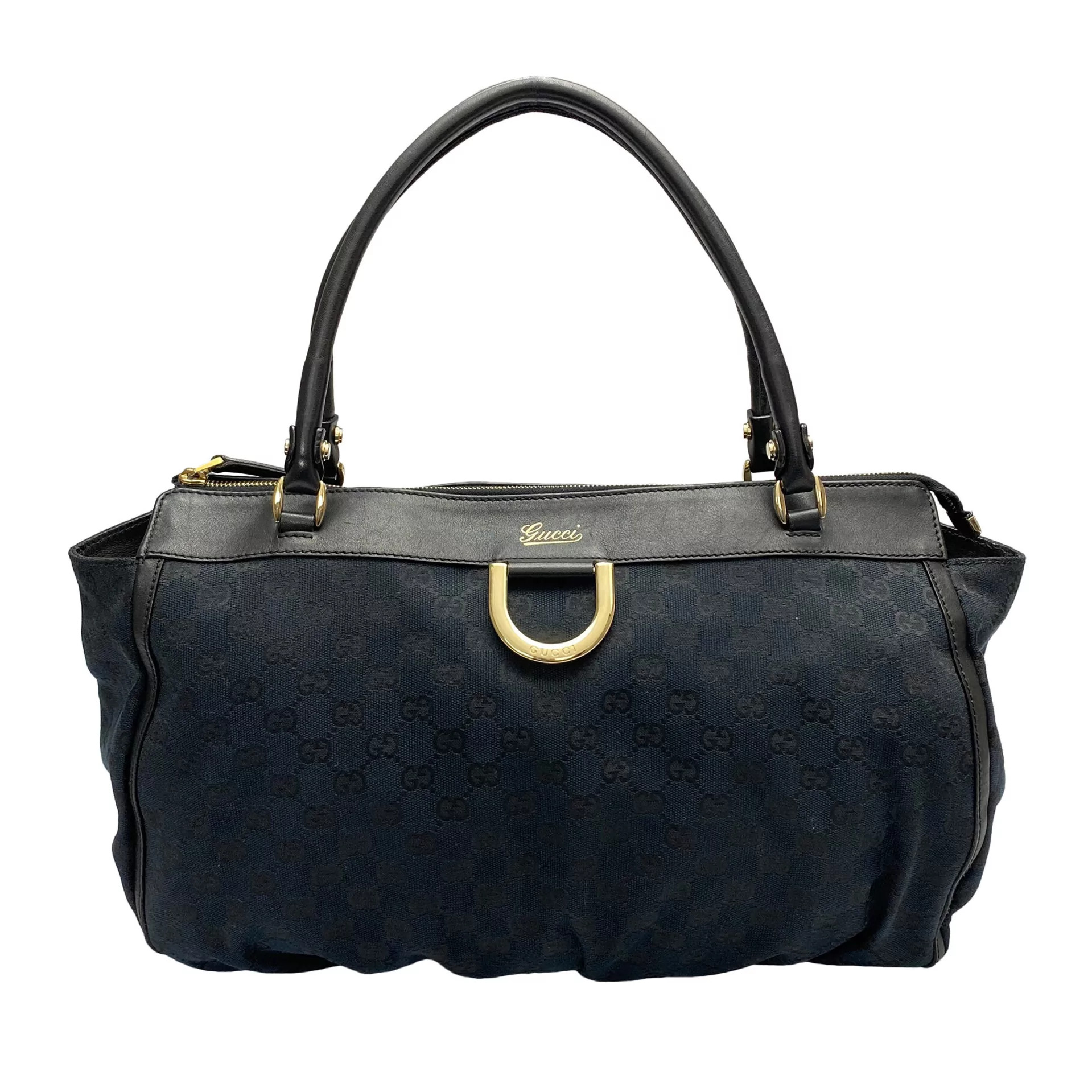 Bolsa Gucci Jacquard Preta