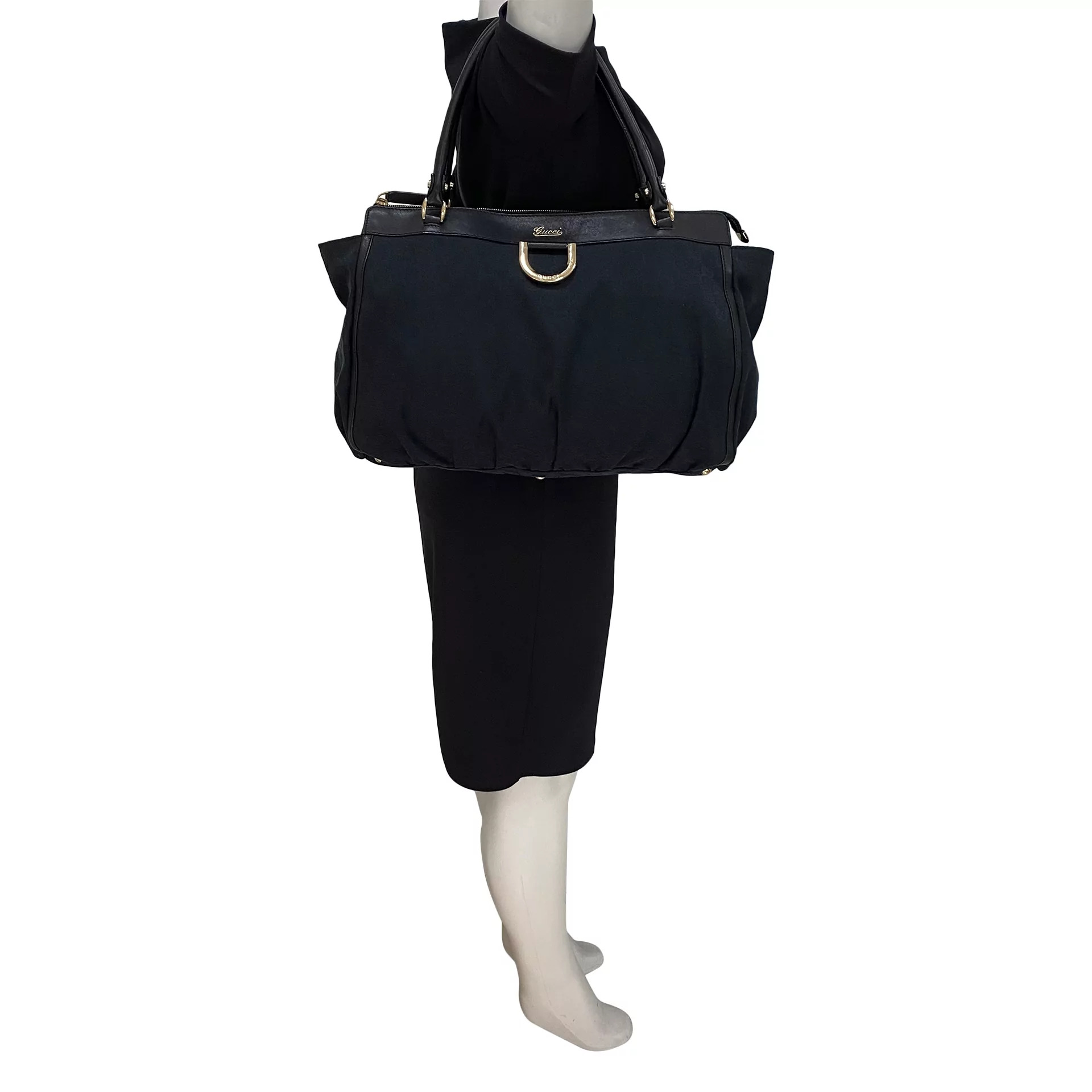 Bolsa Gucci Jacquard Preta