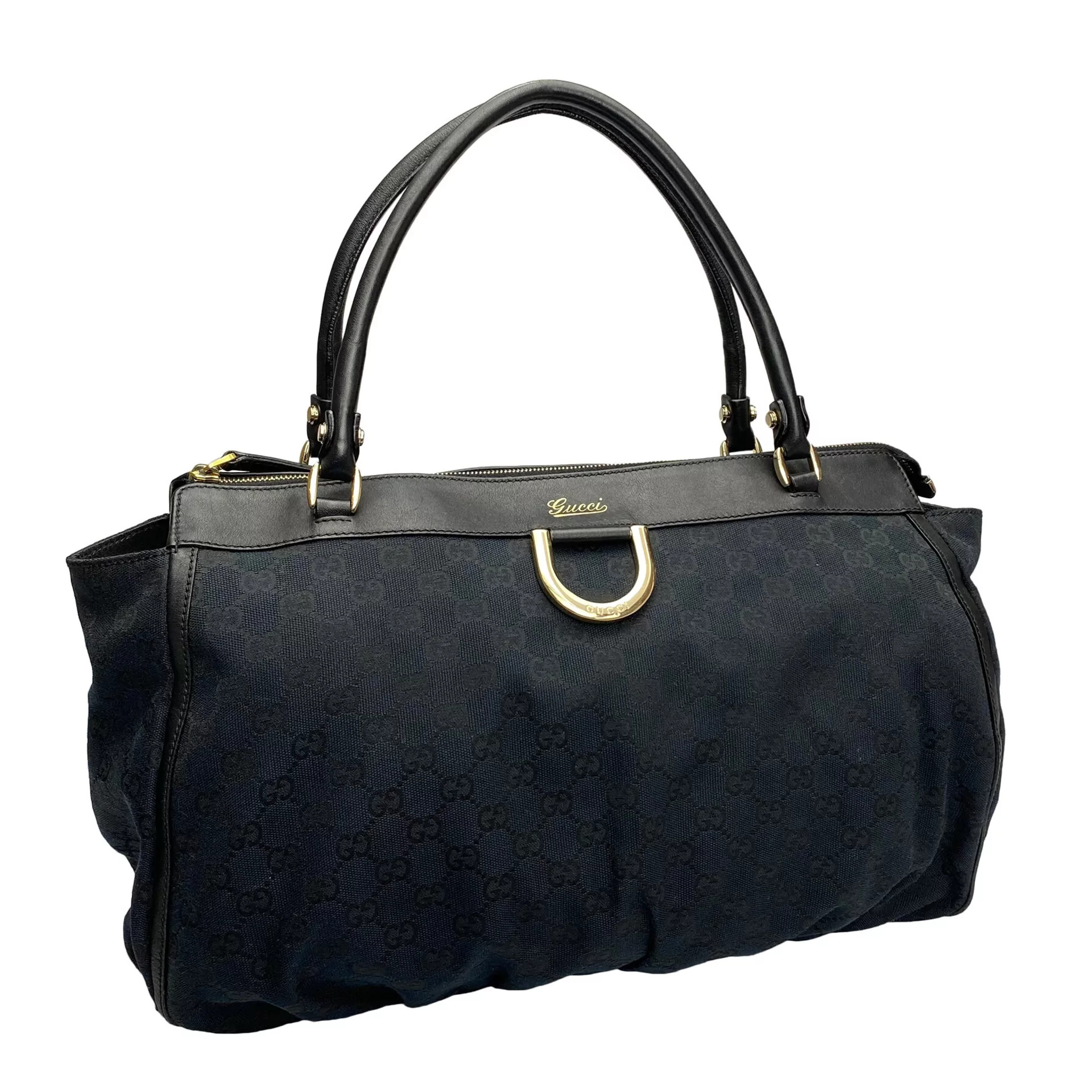 Bolsa Gucci Jacquard Preta