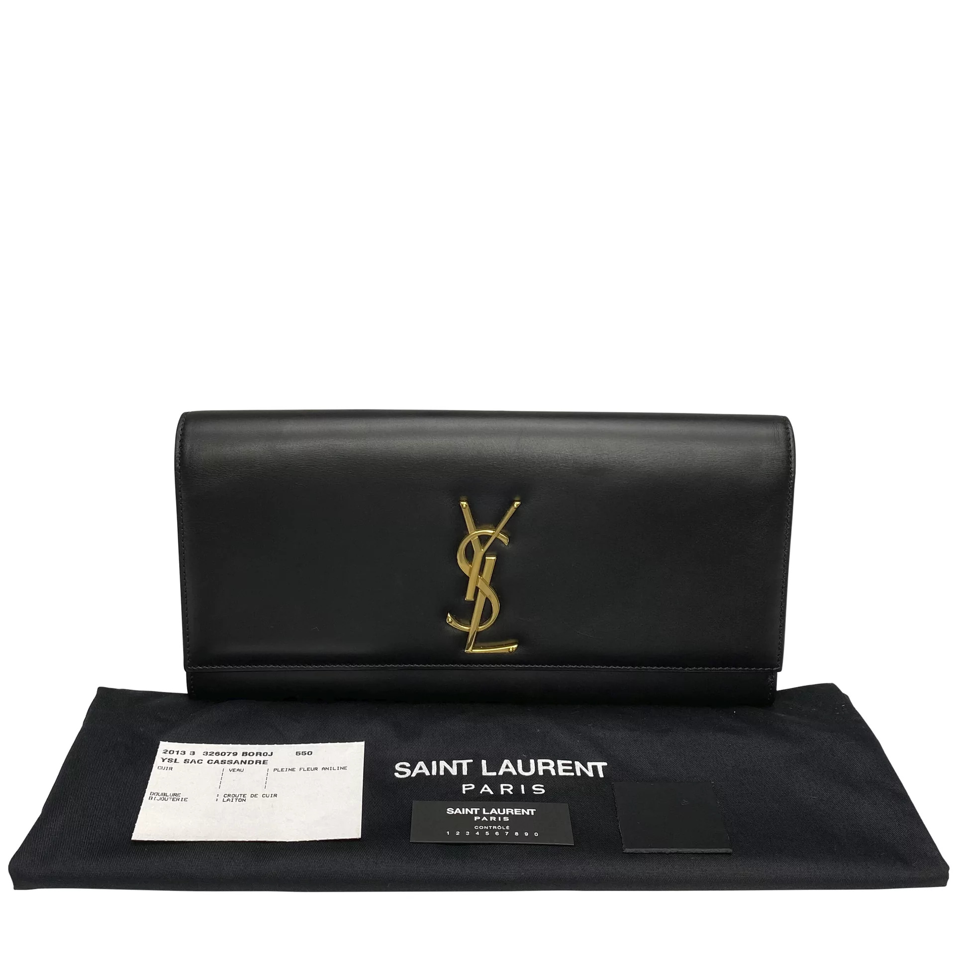 Clutch Yves Saint Laurent Kate Preta