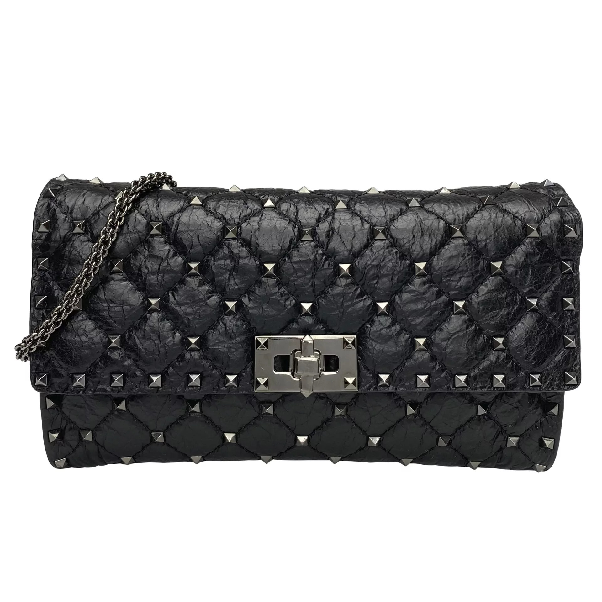 Bolsa Valentino Garavani Rockstud Preta