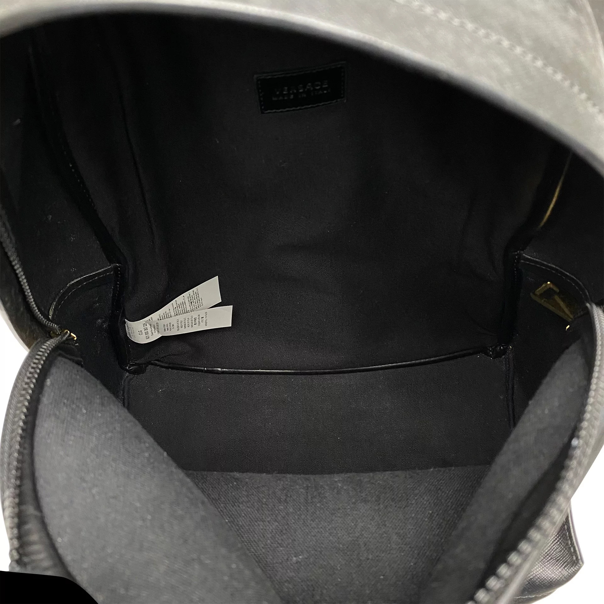 Mochila Versace Medusa Head de Couro