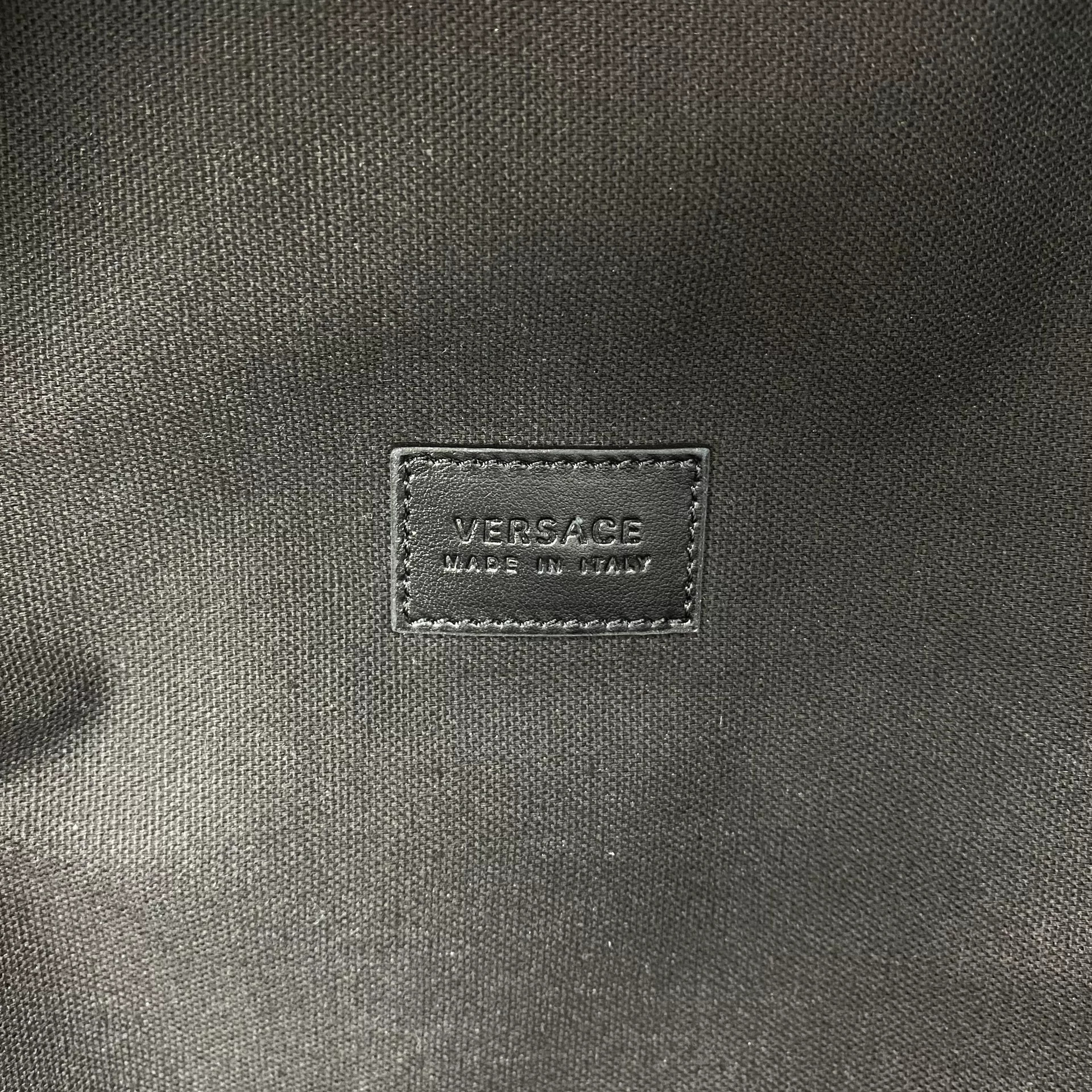 Mochila Versace Medusa Head de Couro