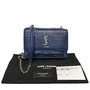 Bolsa Saint Laurent Mini Sunset Croco Azul