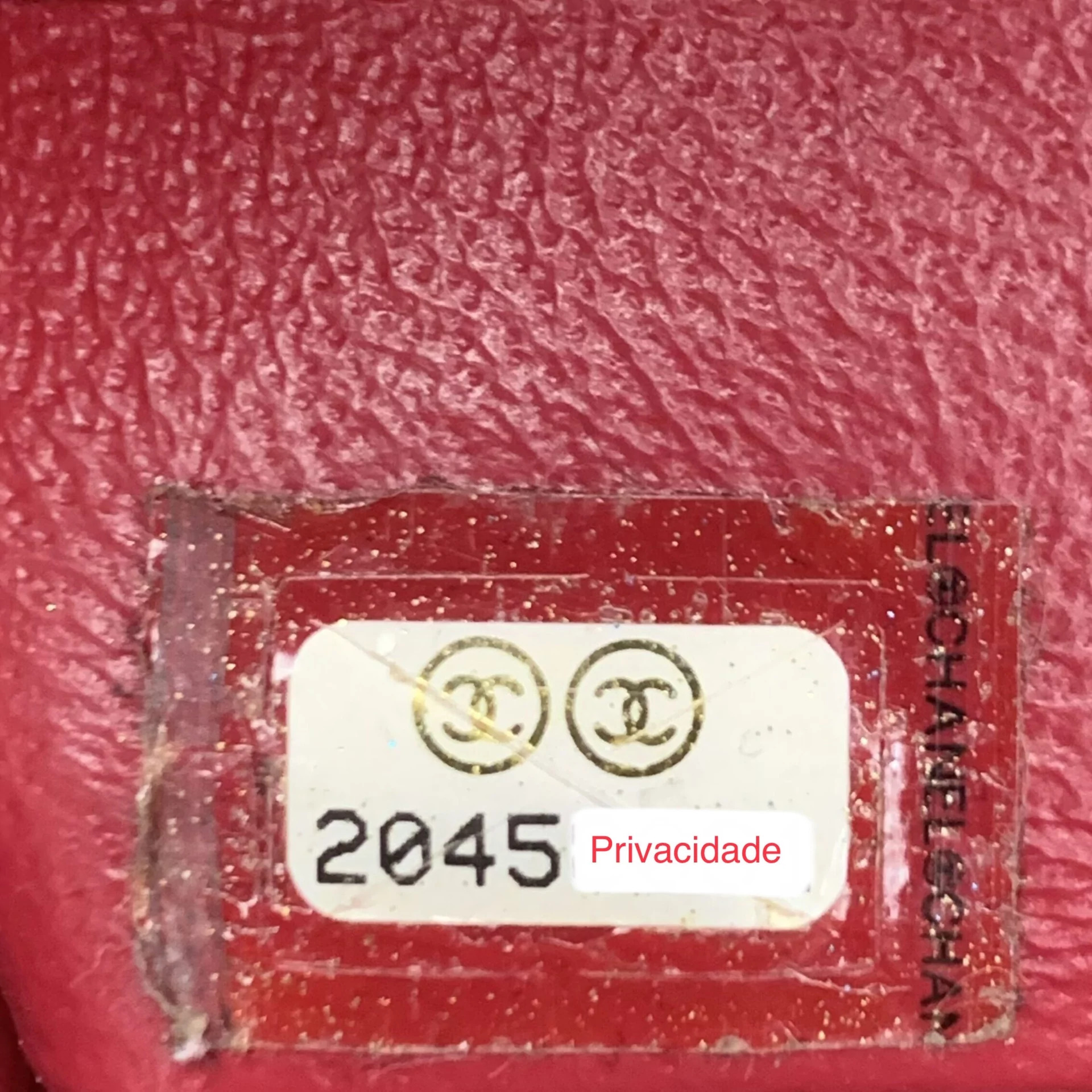 Bolsa Chanel Couro Caviar Vermelho