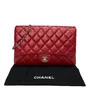 Bolsa Chanel Couro Caviar Vermelho