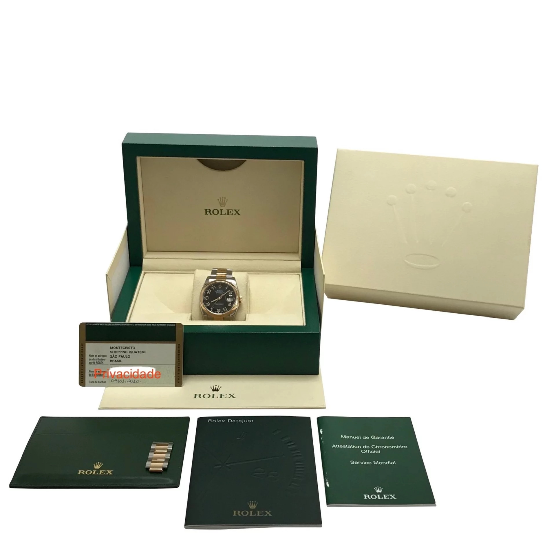 Relógio Rolex Oyster Perpetual Ouro Rosé