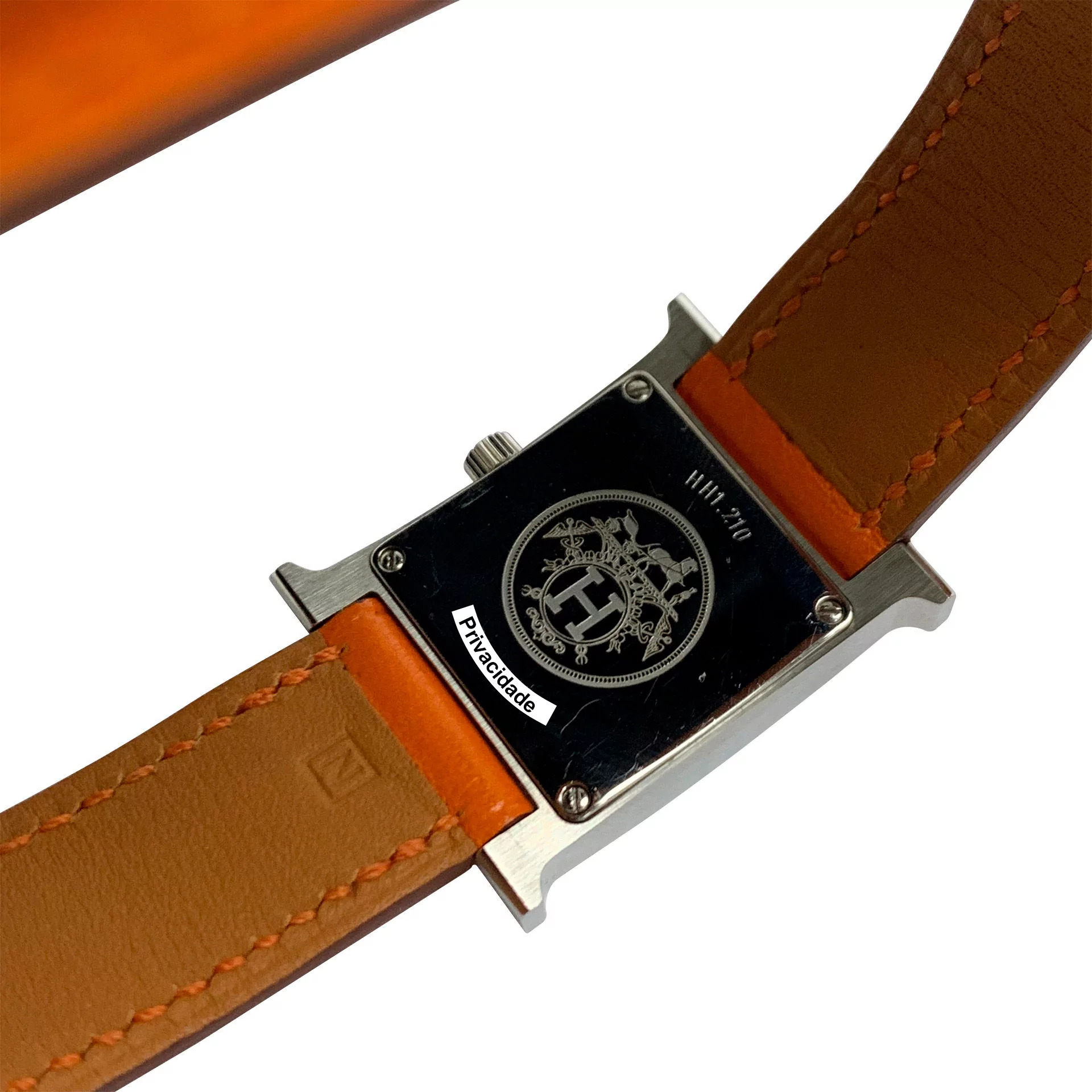 Relógio Hermès H Laranja