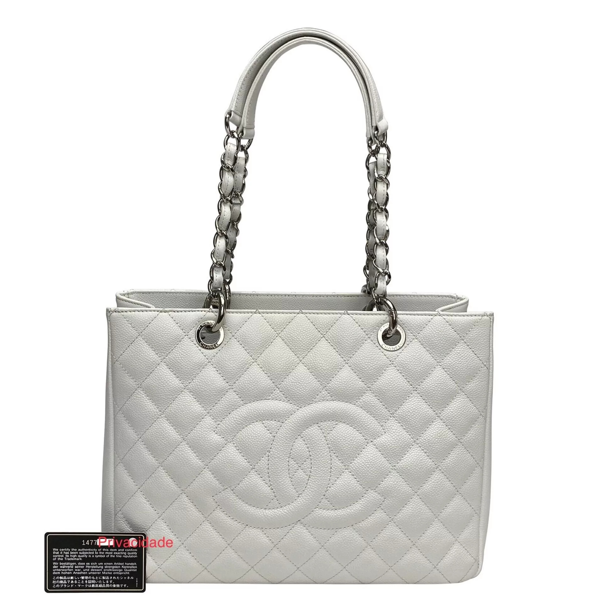 Bolsa Chanel Shopper Branca