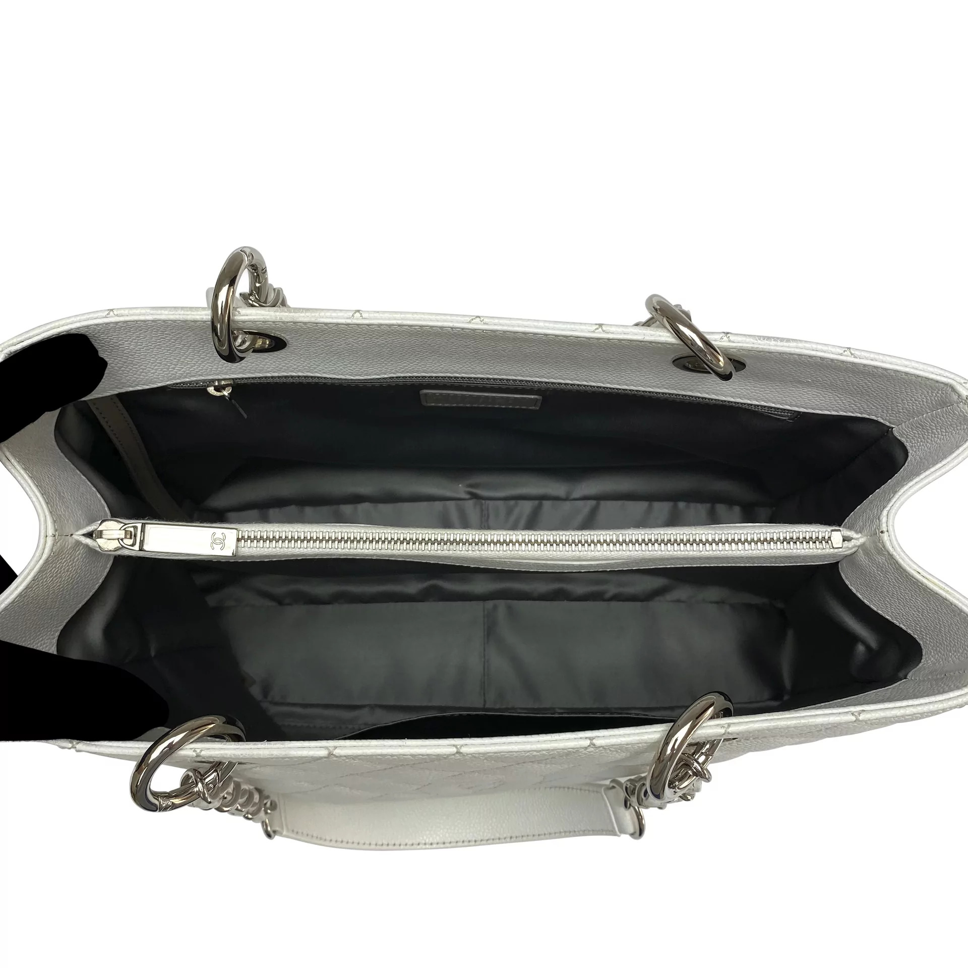 Bolsa Chanel Shopper Branca