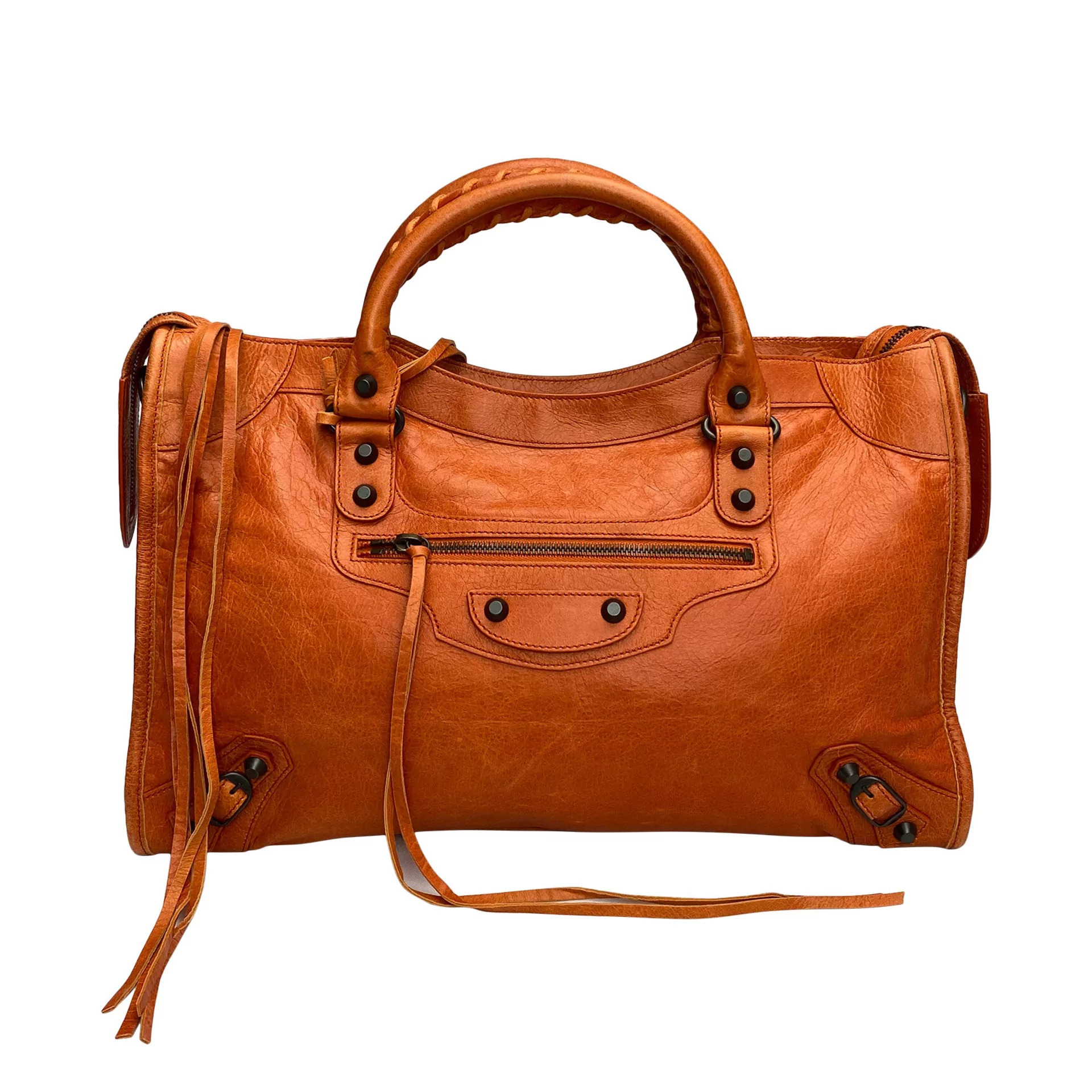Bolsa Balenciaga Classic City Laranja