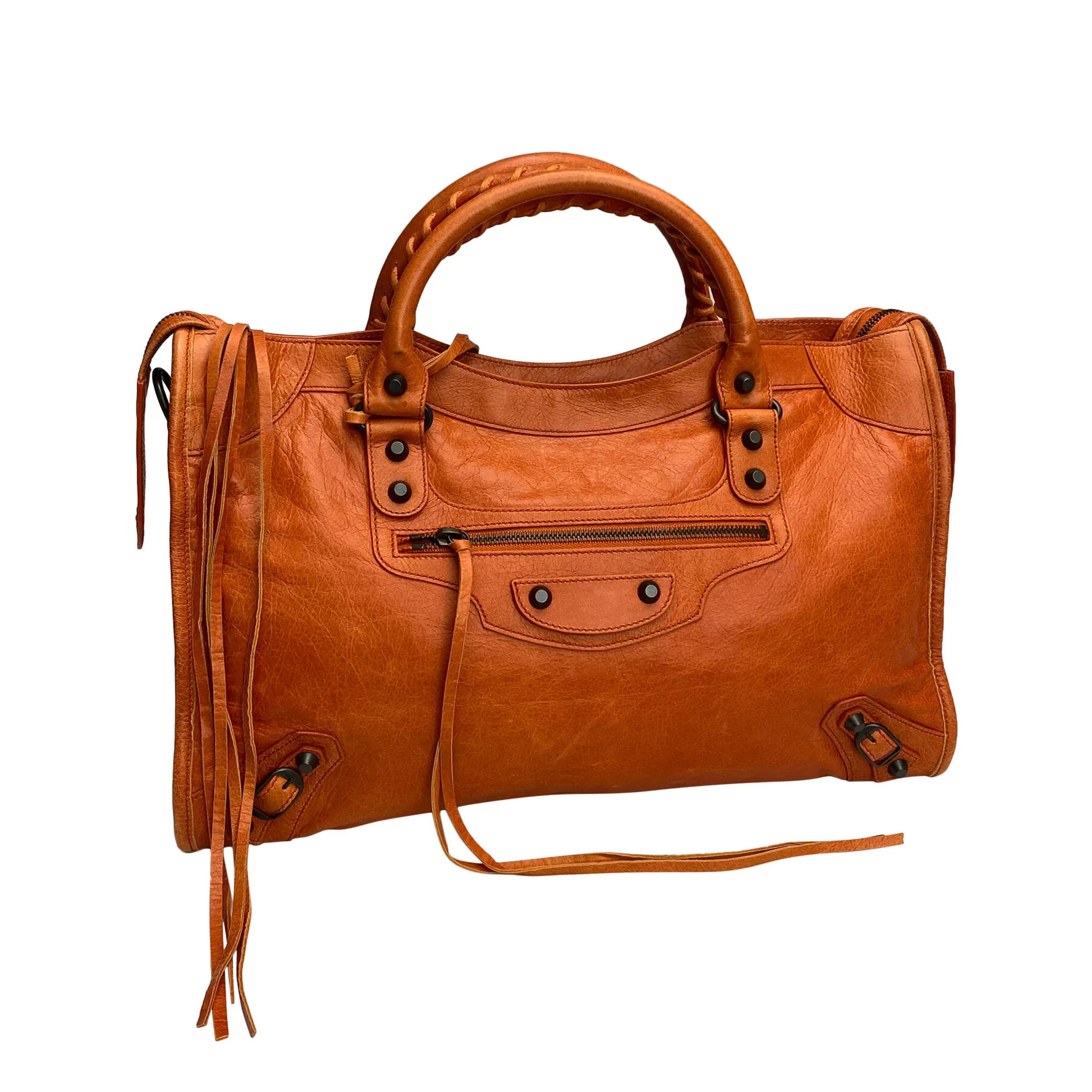 Bolsa Balenciaga Classic City Laranja