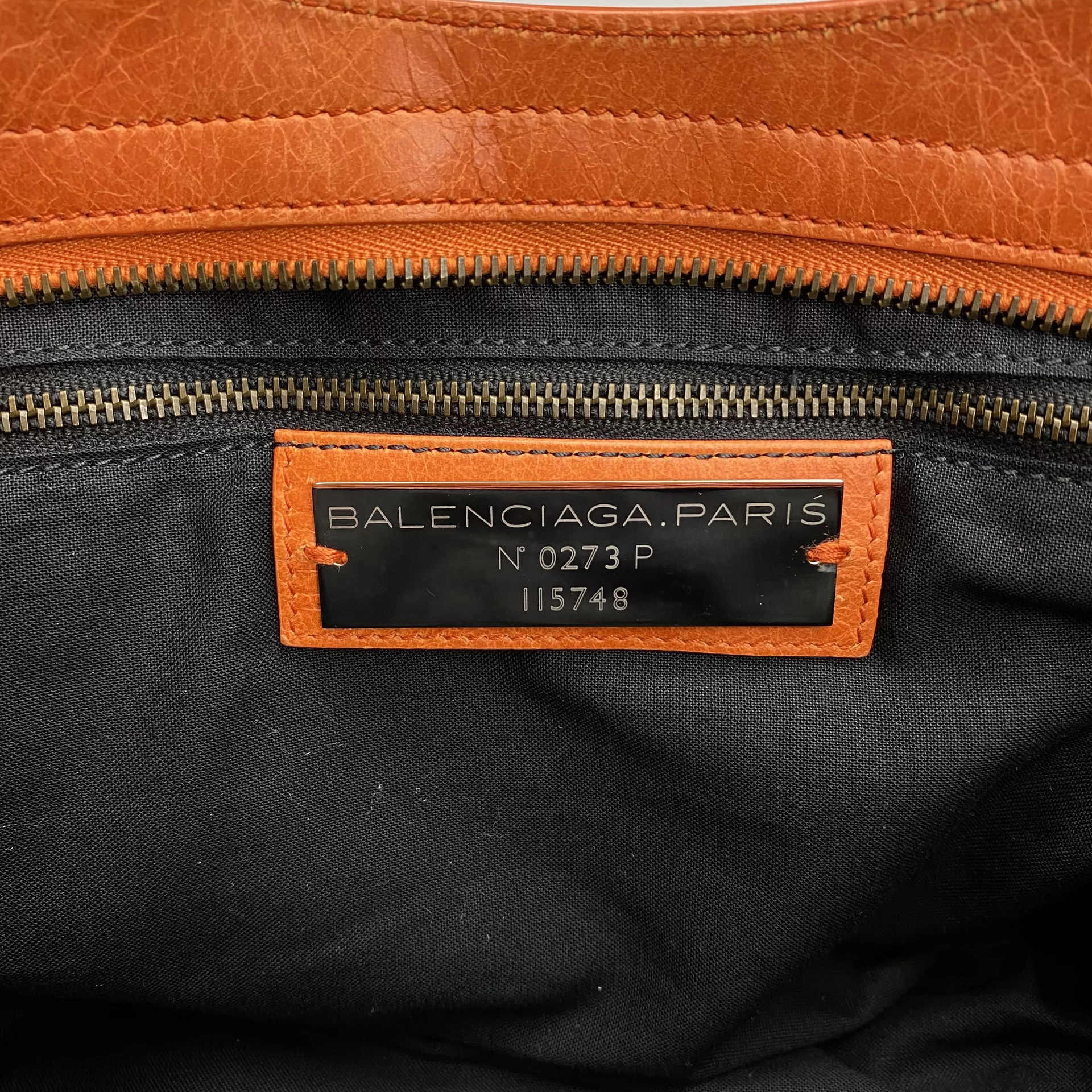 Bolsa Balenciaga Classic City Laranja