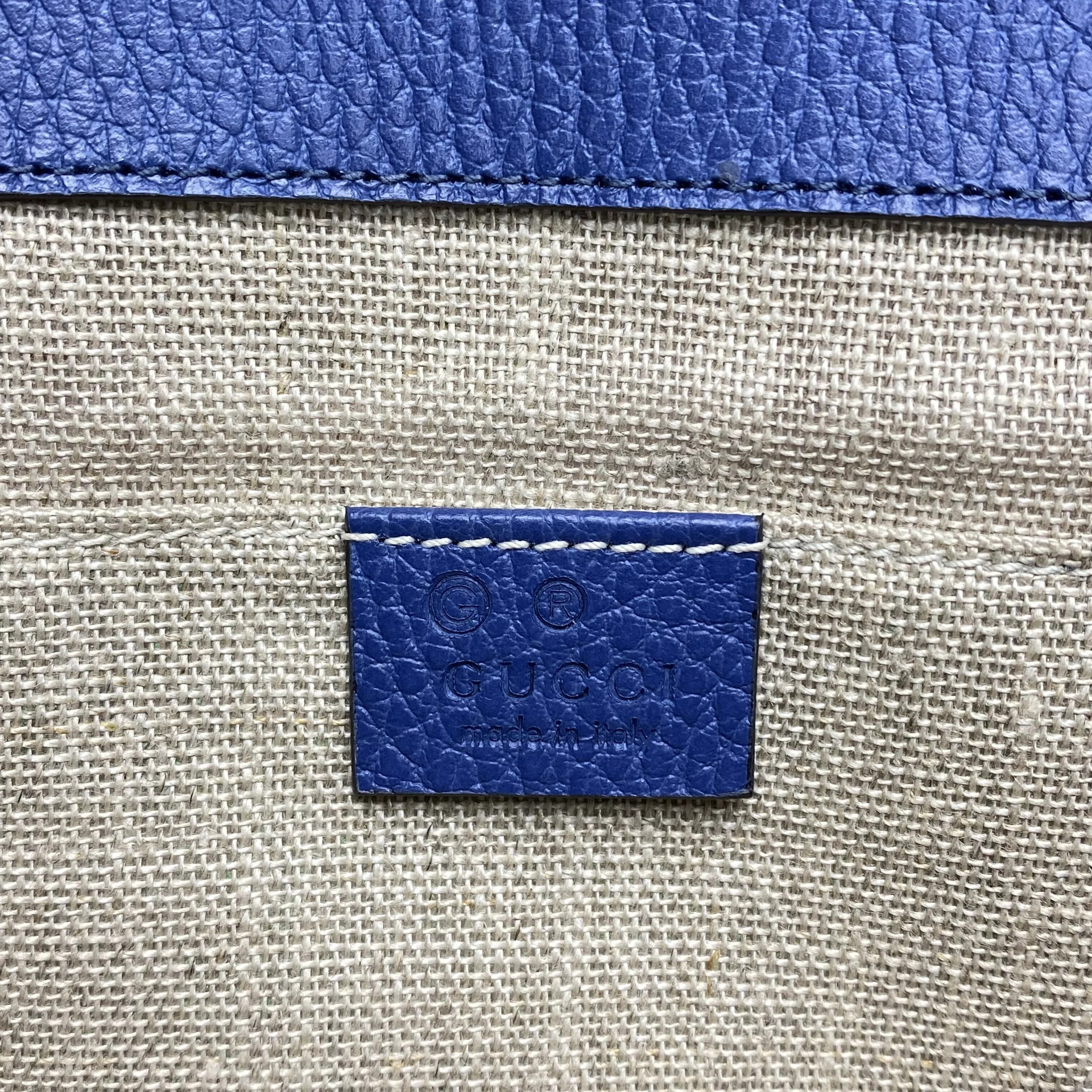 Bolsa Gucci Interlocking Azul