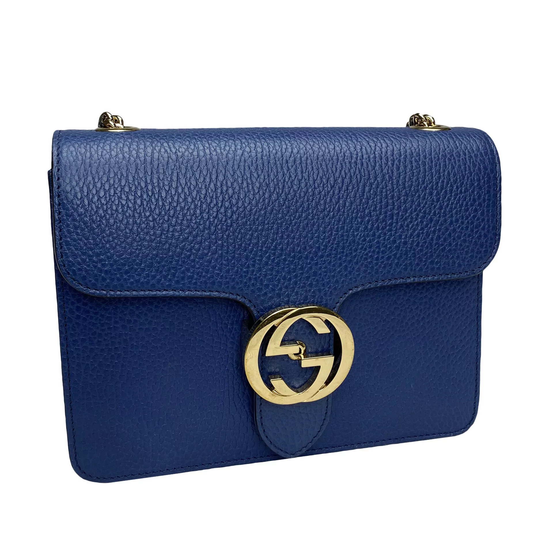 Bolsa Gucci Interlocking Azul