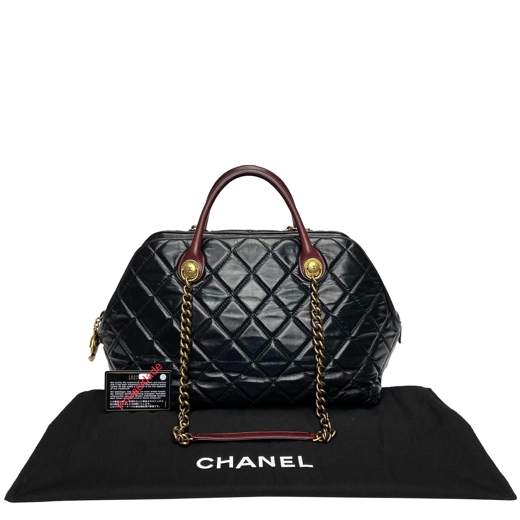 Bolsa Chanel Castle Rock Bowling Preto
