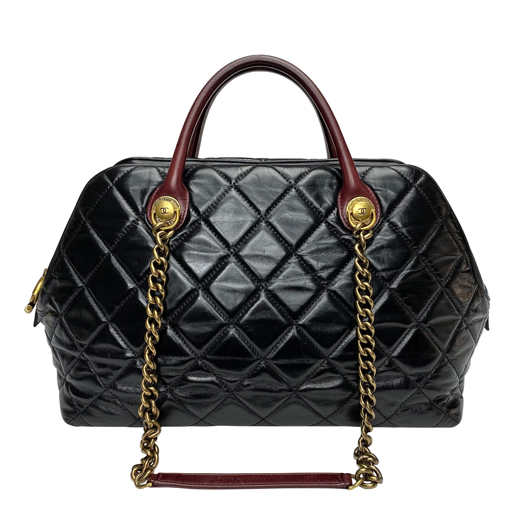 Bolsa Chanel Castle Rock Bowling Preto