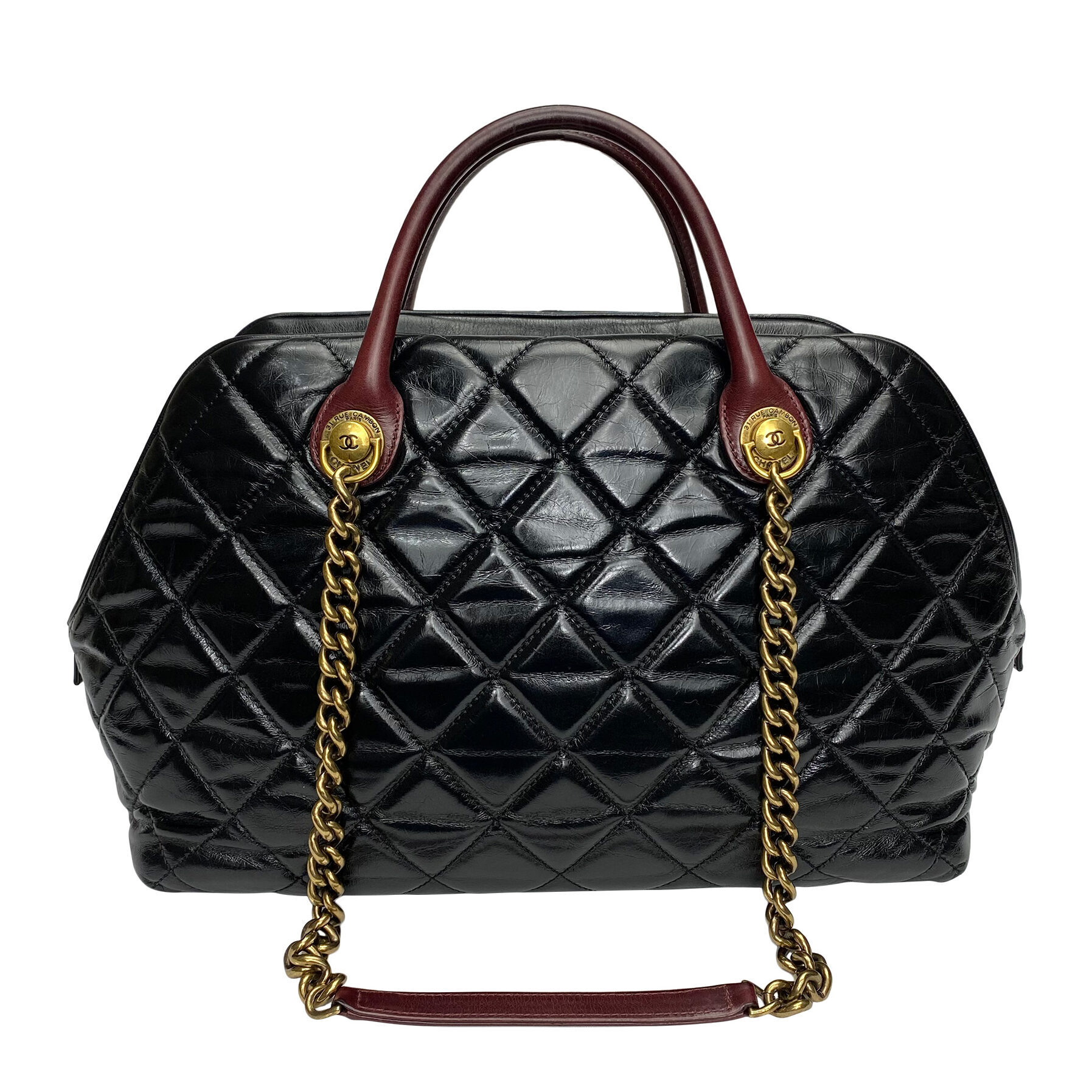 Bolsa Chanel Castle Rock Bowling Preto
