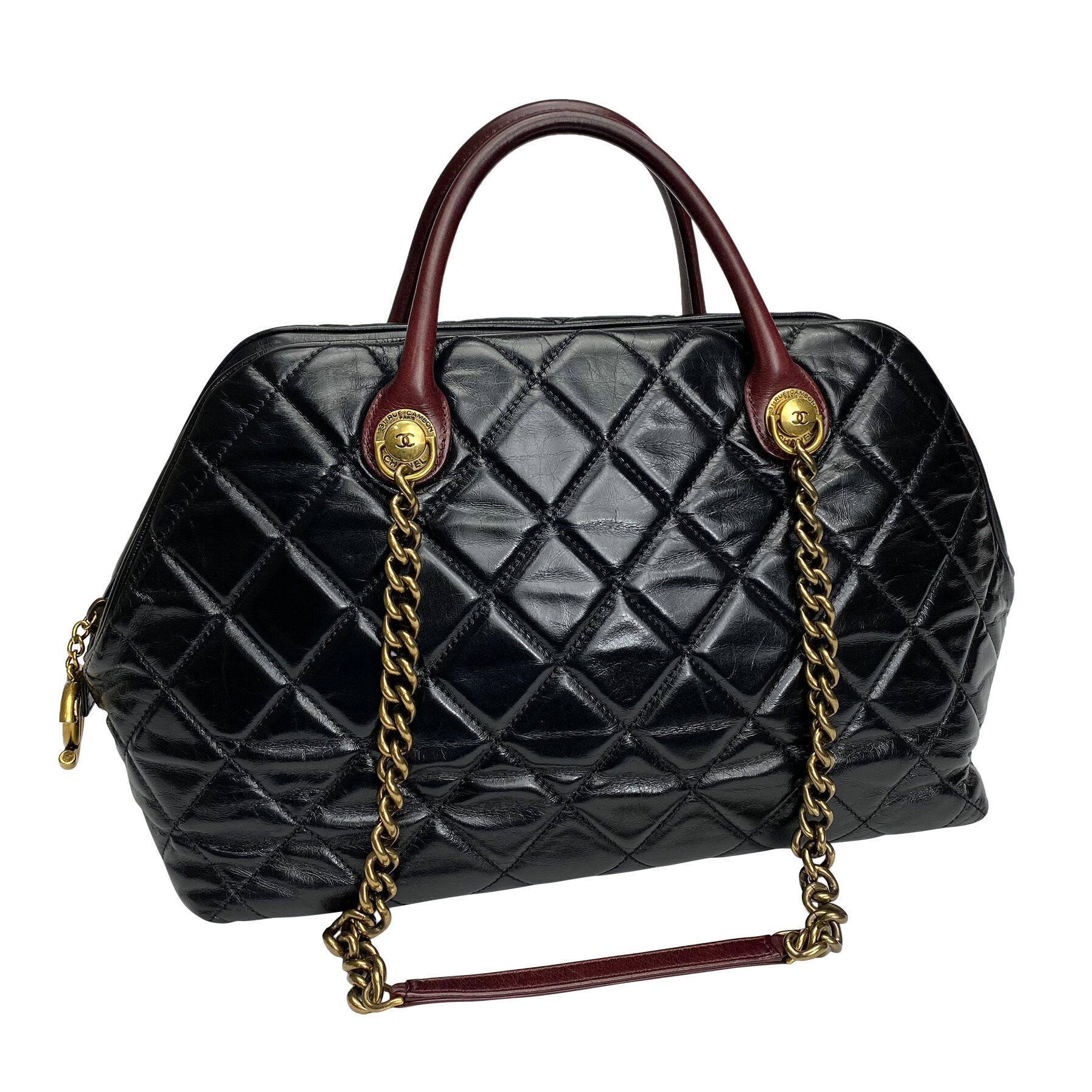 Bolsa Chanel Castle Rock Bowling Preto